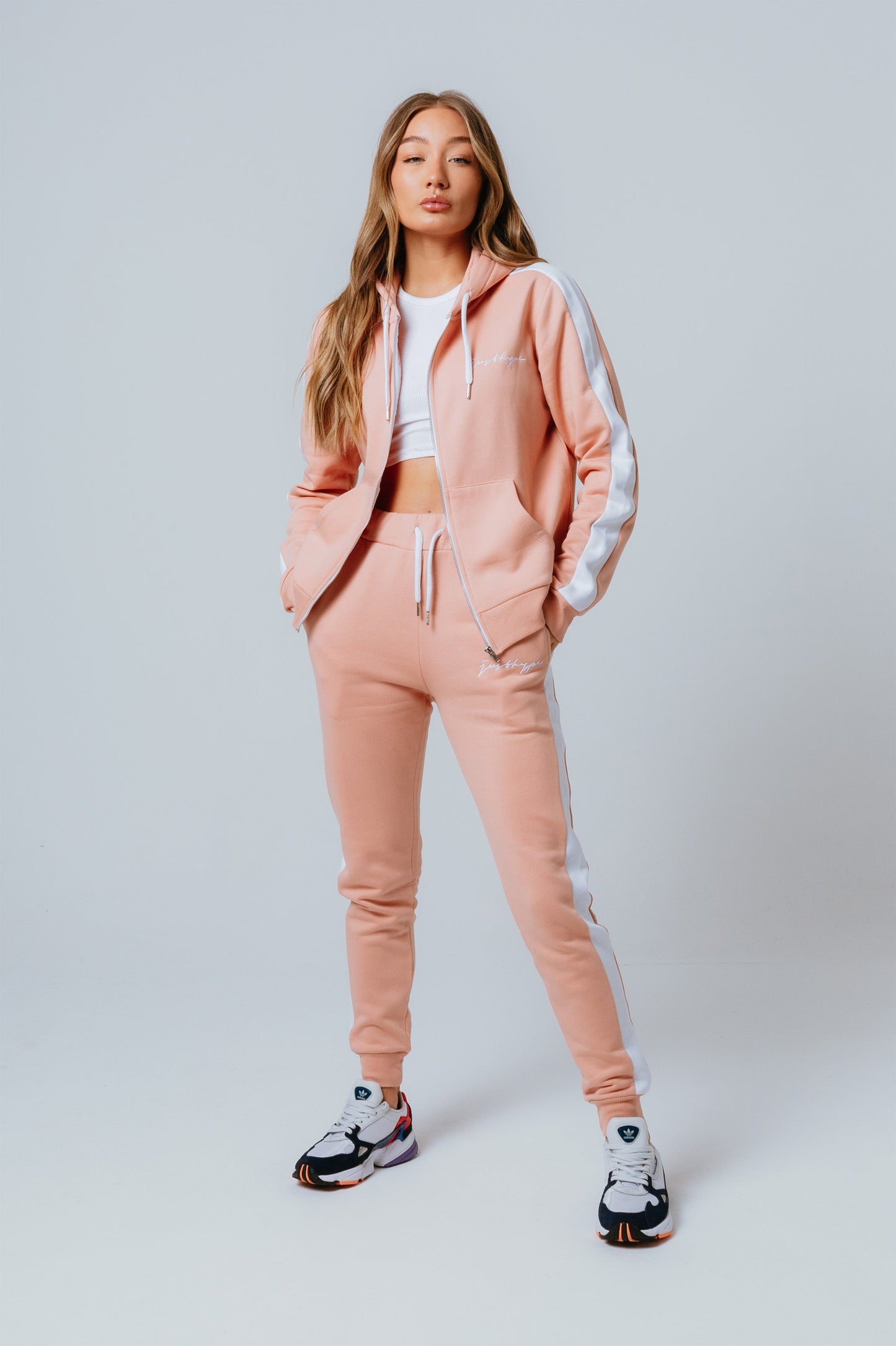HYPE PINK WOMEN'S ZIP HOODIE