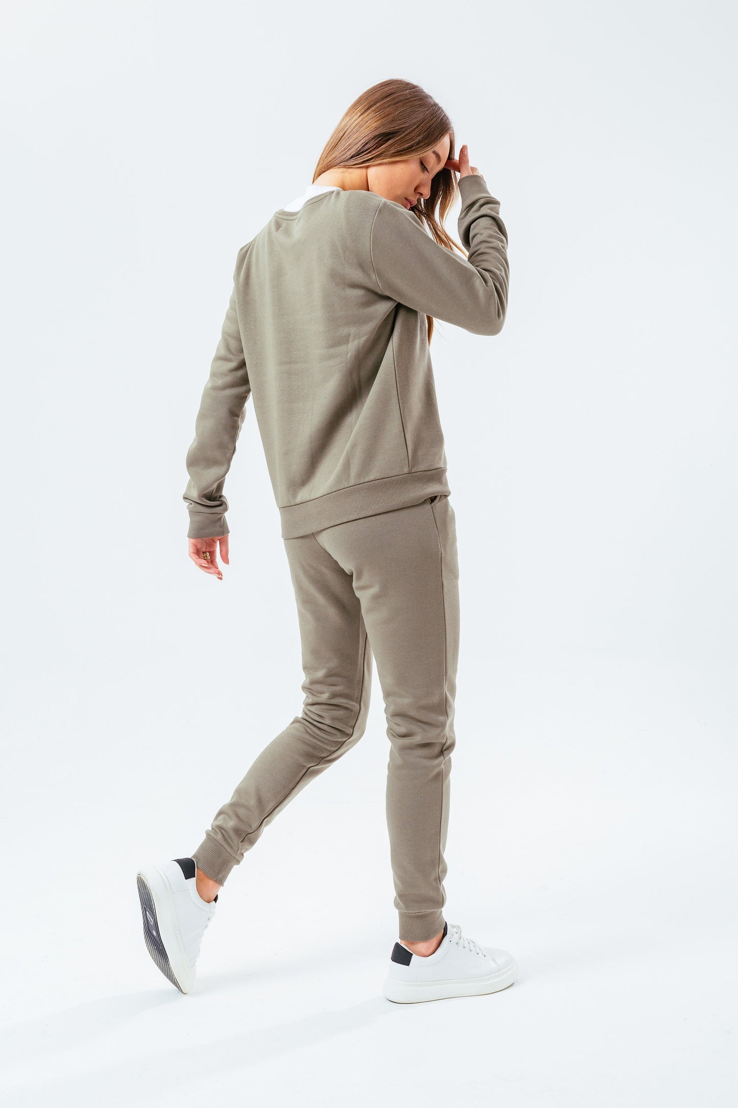 HYPE MOSS SCRIBBLE WOMEN'S CREW NECK