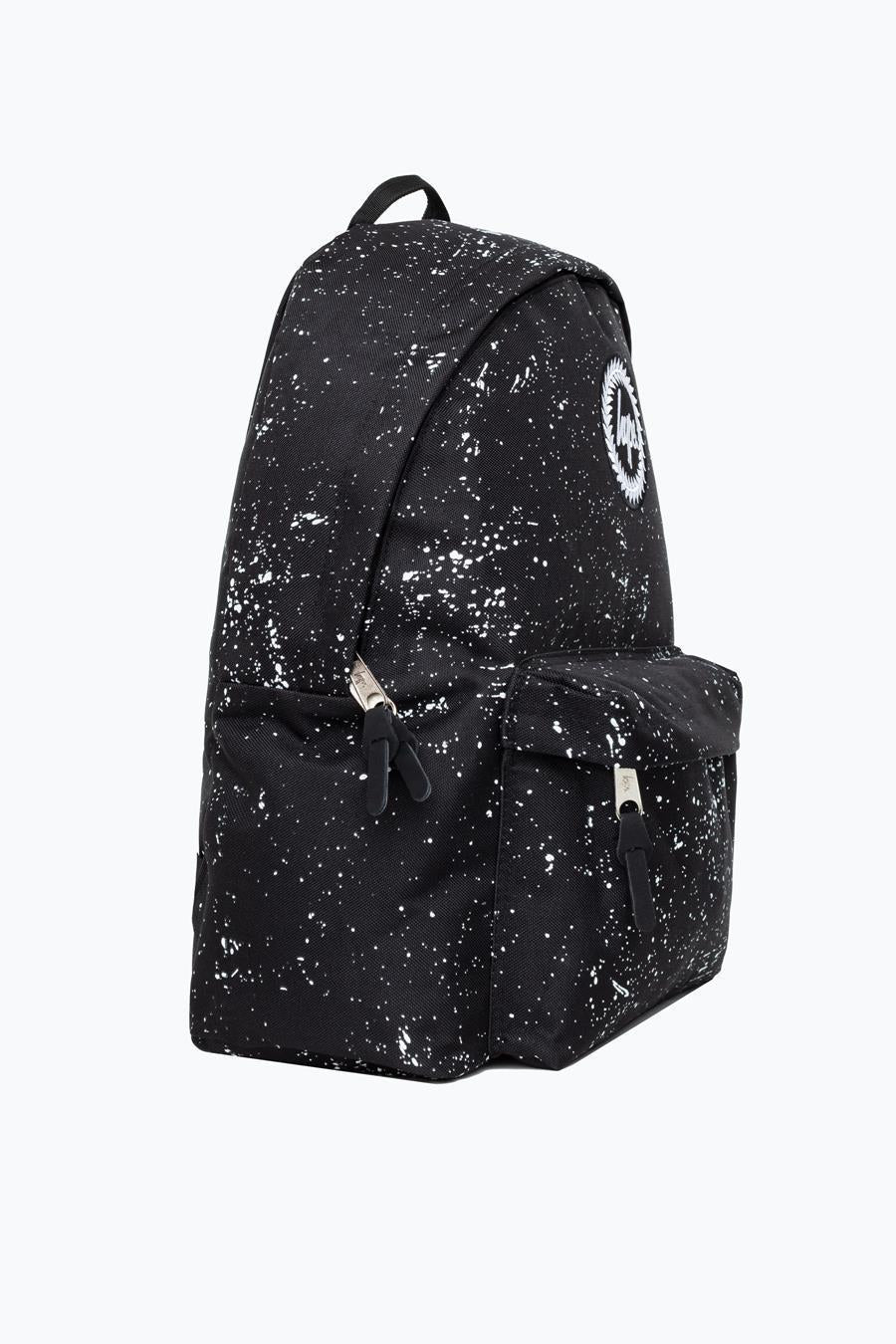 HYPE UNISEX BLACK/WHITE SPLATTER ICONIC BACKPACK