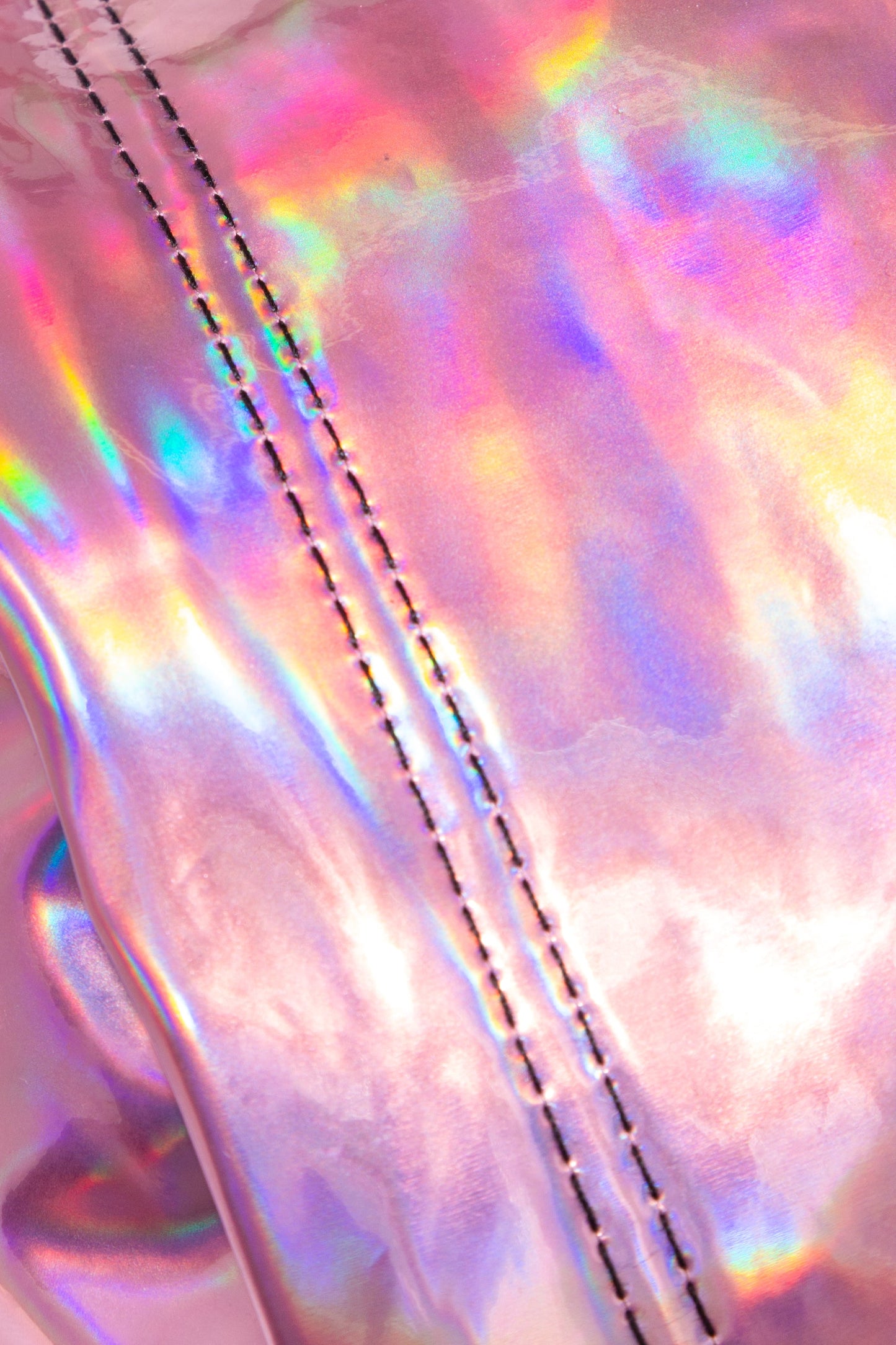 HYPE PINK HOLOGRAPHIC BACKPACK