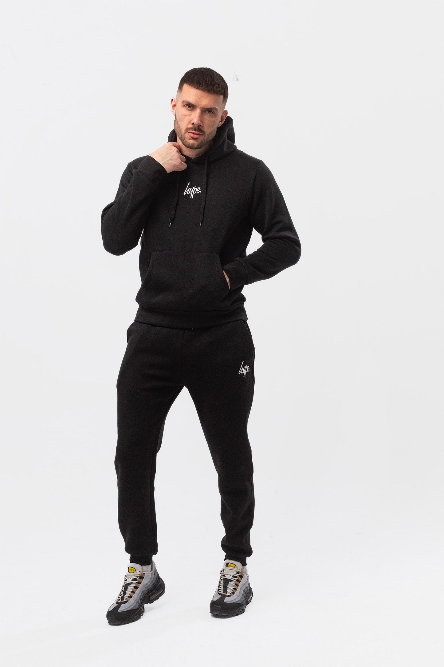 Hype Adults Black Tracksuit