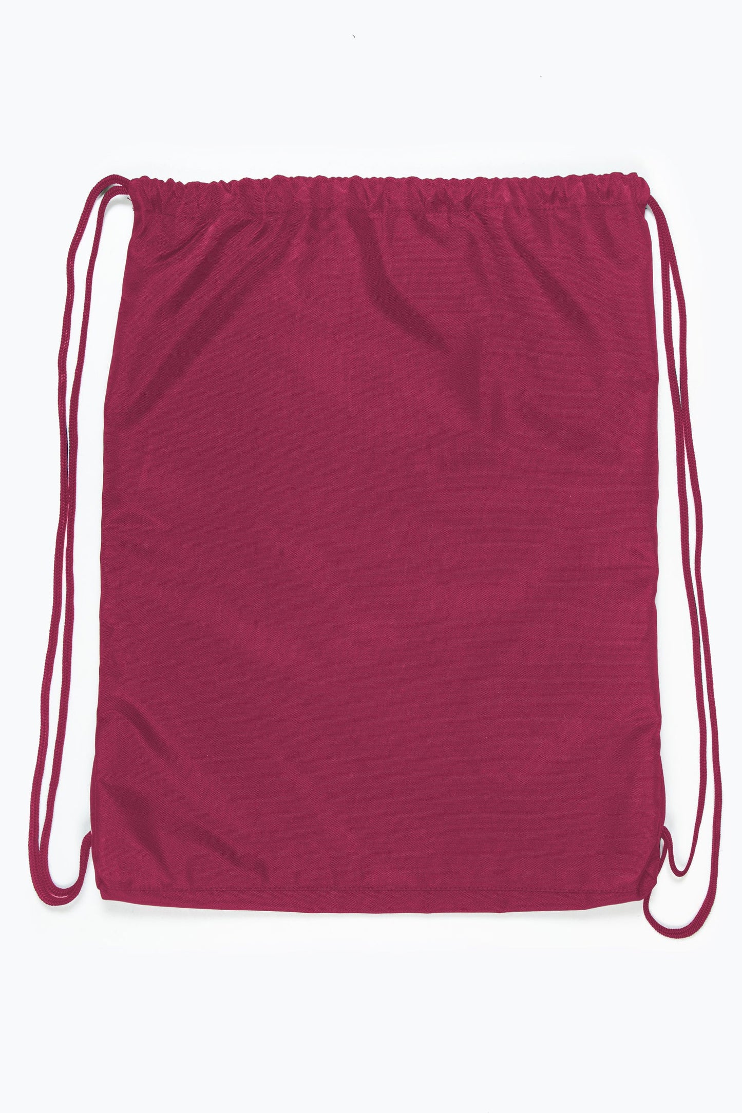 HYPE UNISEX BERRY SCRIPT DRAWSTRING BAG