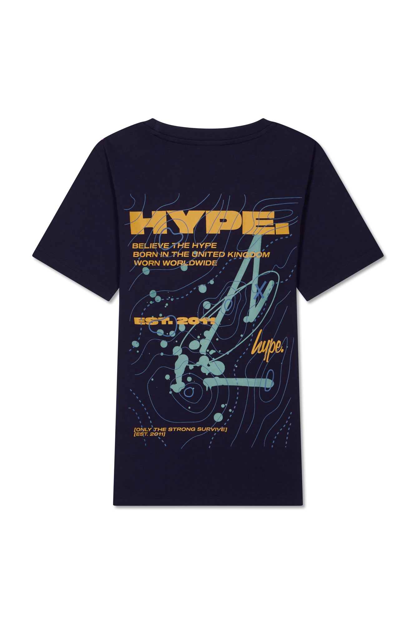 Hype Boys Navy Explore T-Shirt
