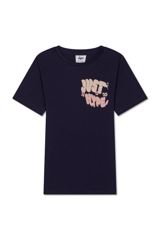 Hype Girls Navy Fantasy T-Shirt