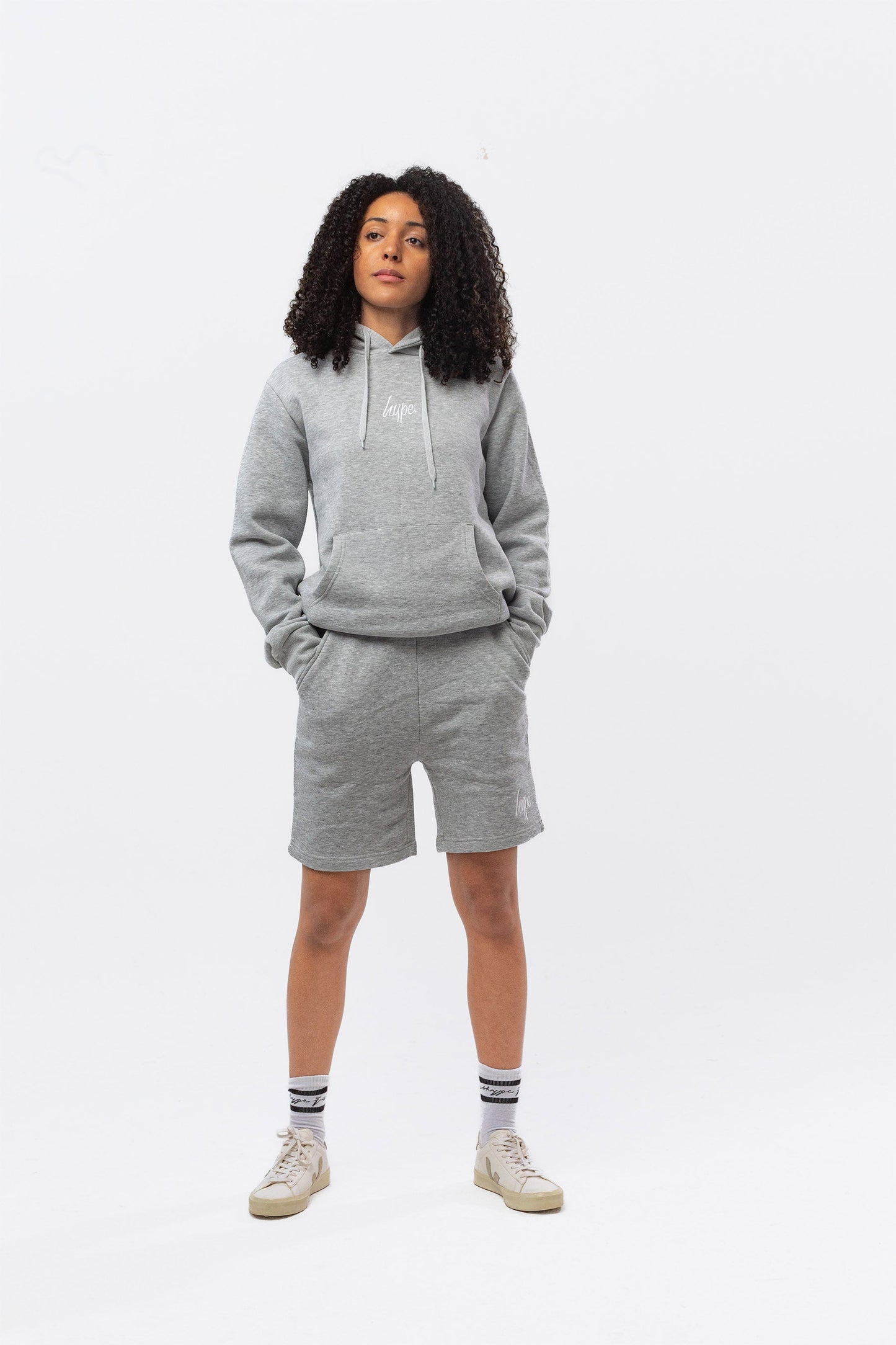 Hype Adults Grey Shorts