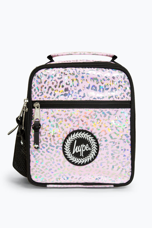 HYPE PINK ANIMAL PRINT LUNCH BAG