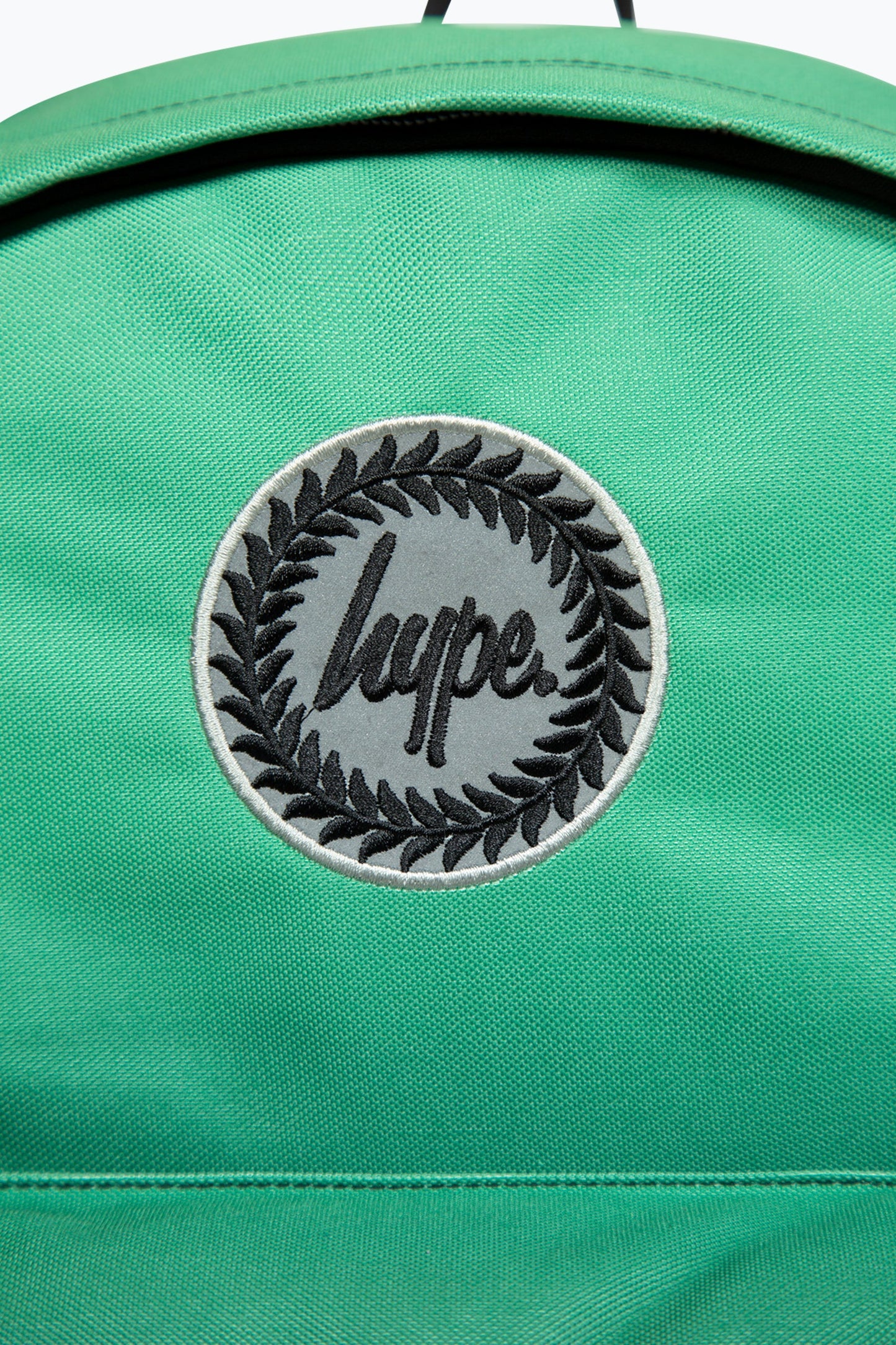 HYPE UNISEX BLACK GREEN FADE BADGE BACKPACK