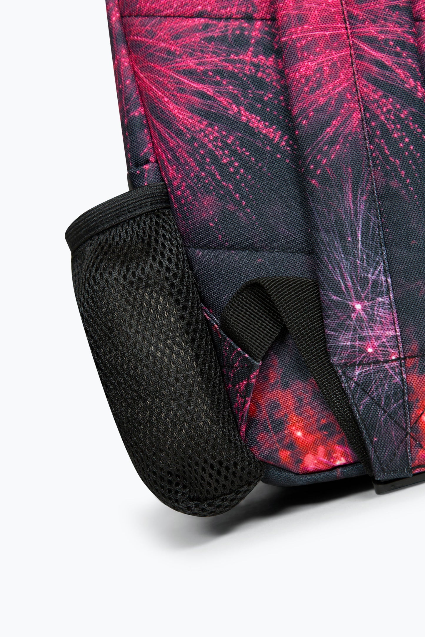 HYPE PINK FIREWORKS BADGE BACKPACK