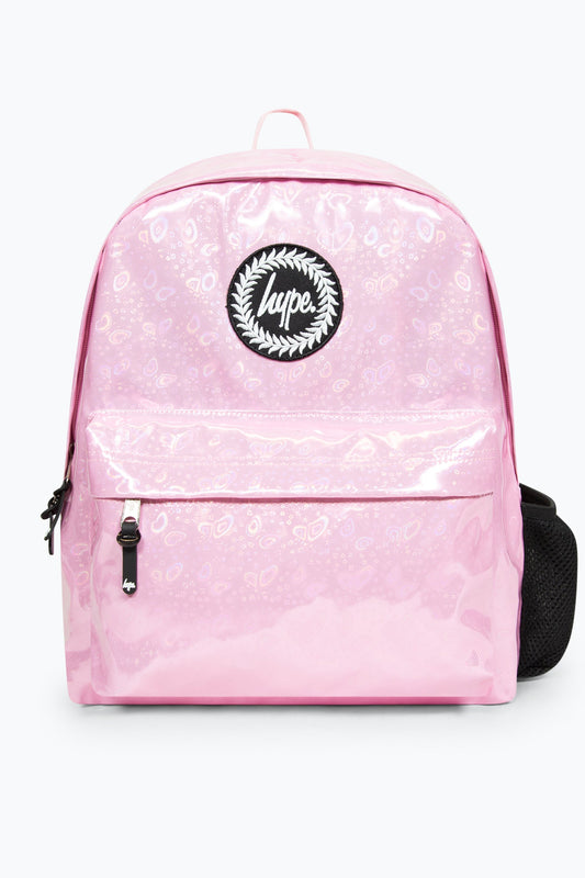 HYPE PINK DOODLES BADGE BACKPACK