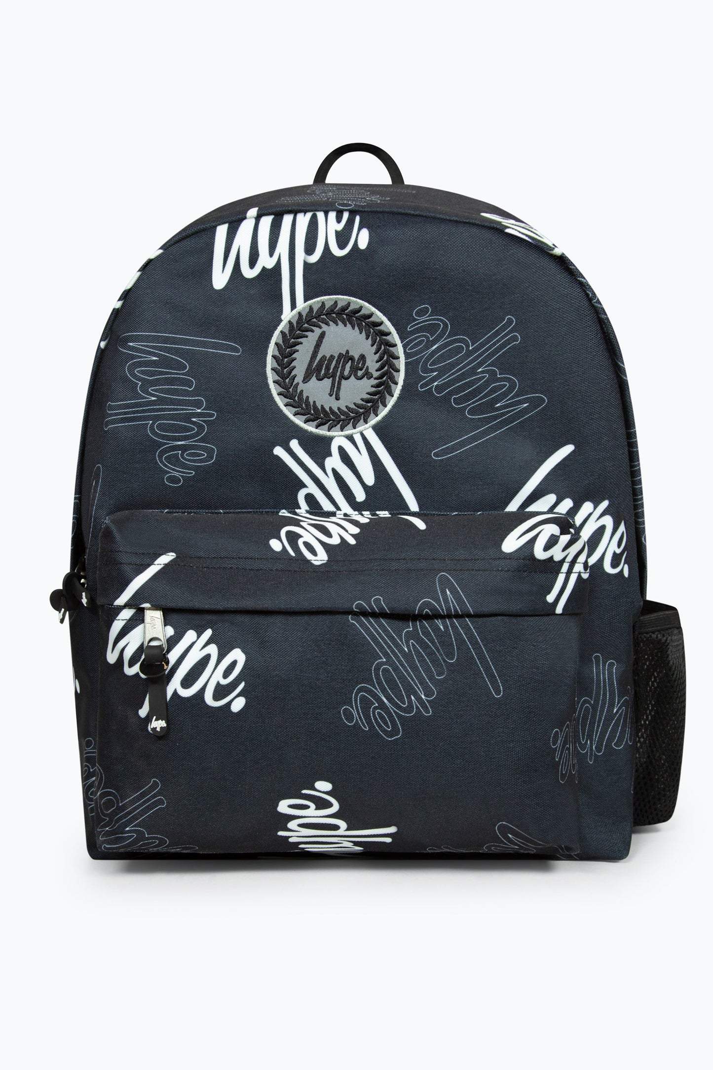 HYPE BLACK MULTI SCRIPT BADGE BACKPACK