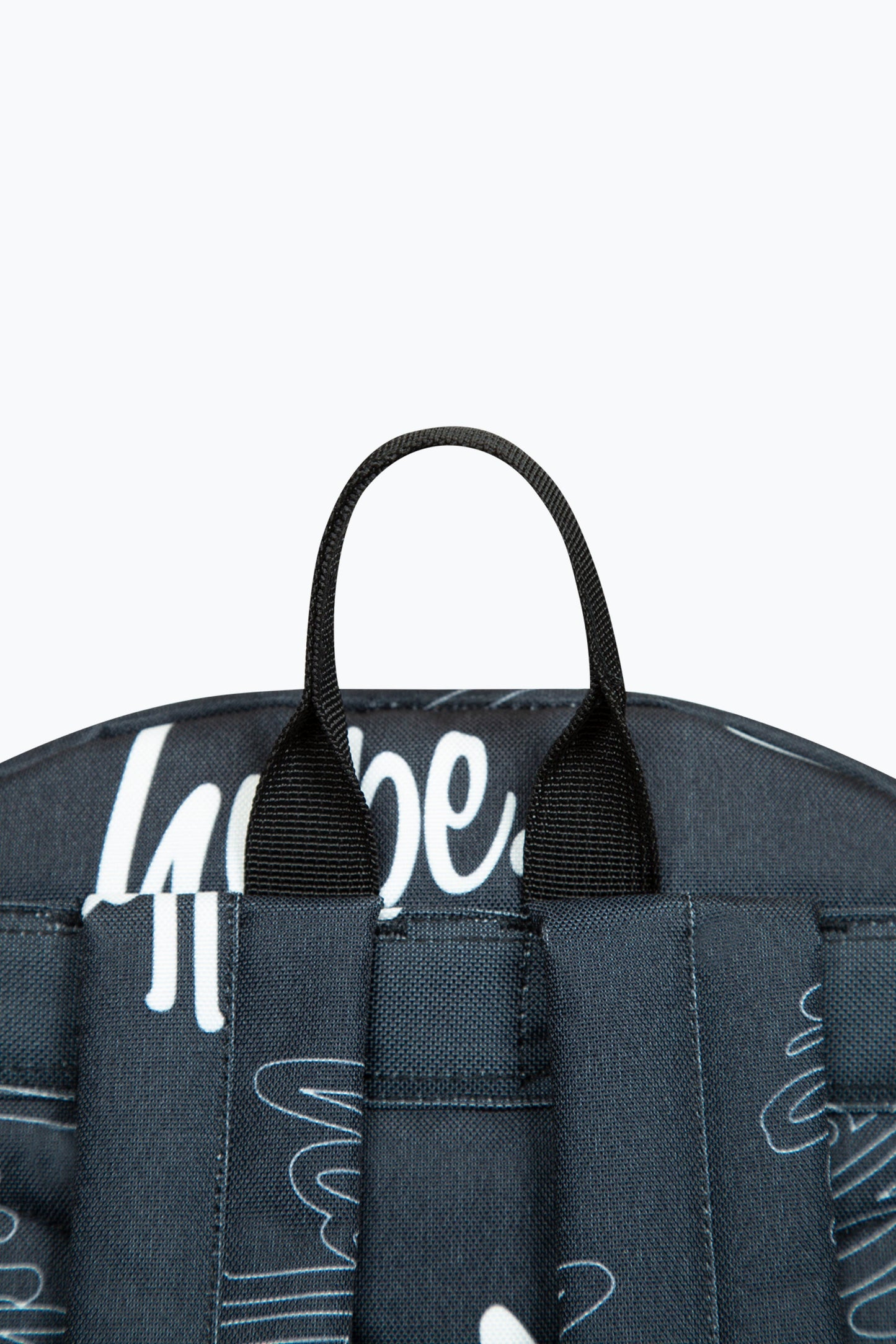 HYPE BLACK MULTI SCRIPT BADGE BACKPACK