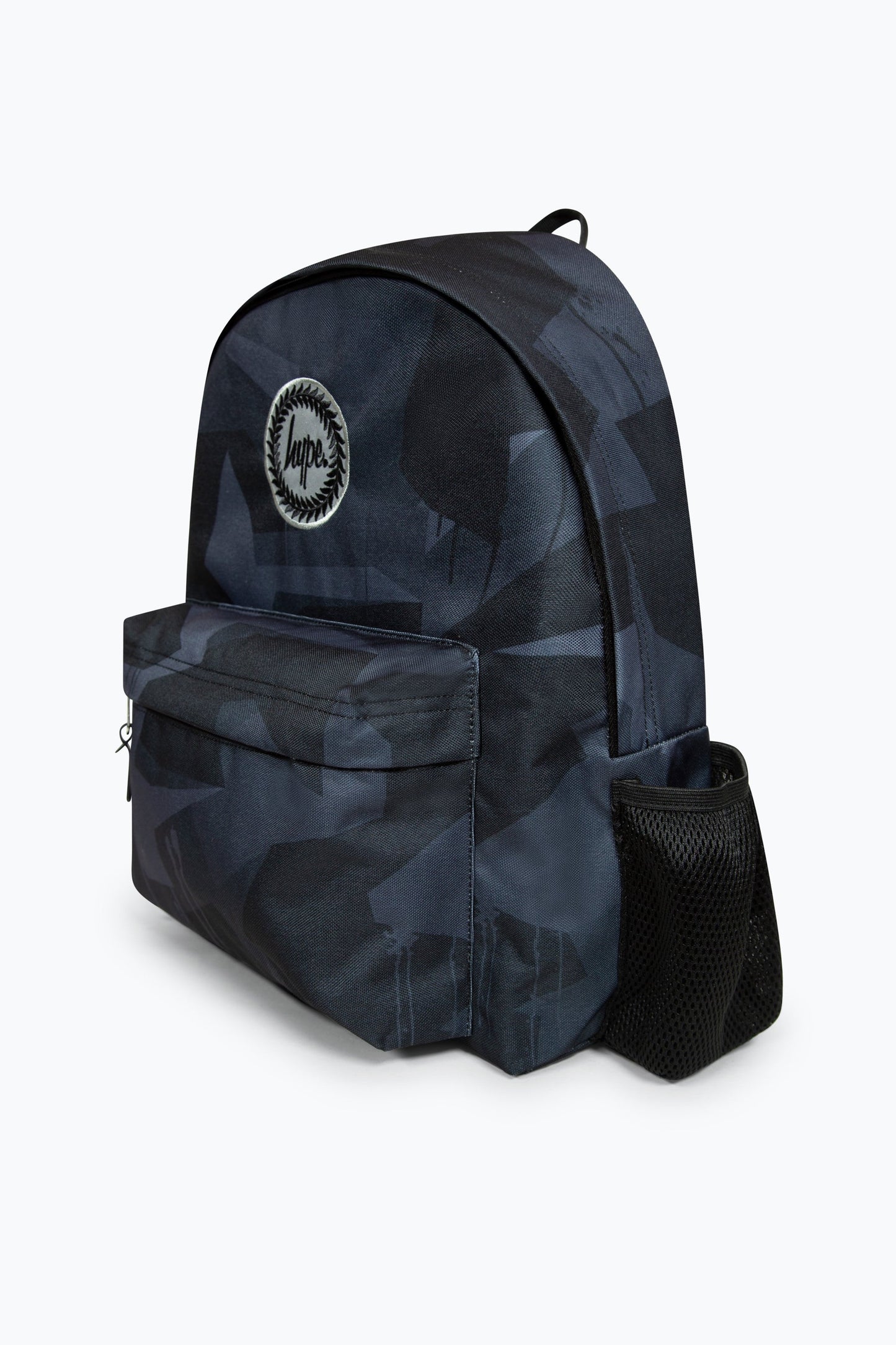 HYPE BLACK GEO CAMO BADGE BACKPACK