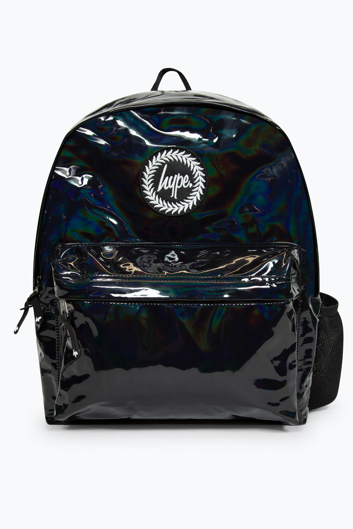 HYPE UNISEX BLACK HOLO BADGE BACKPACK