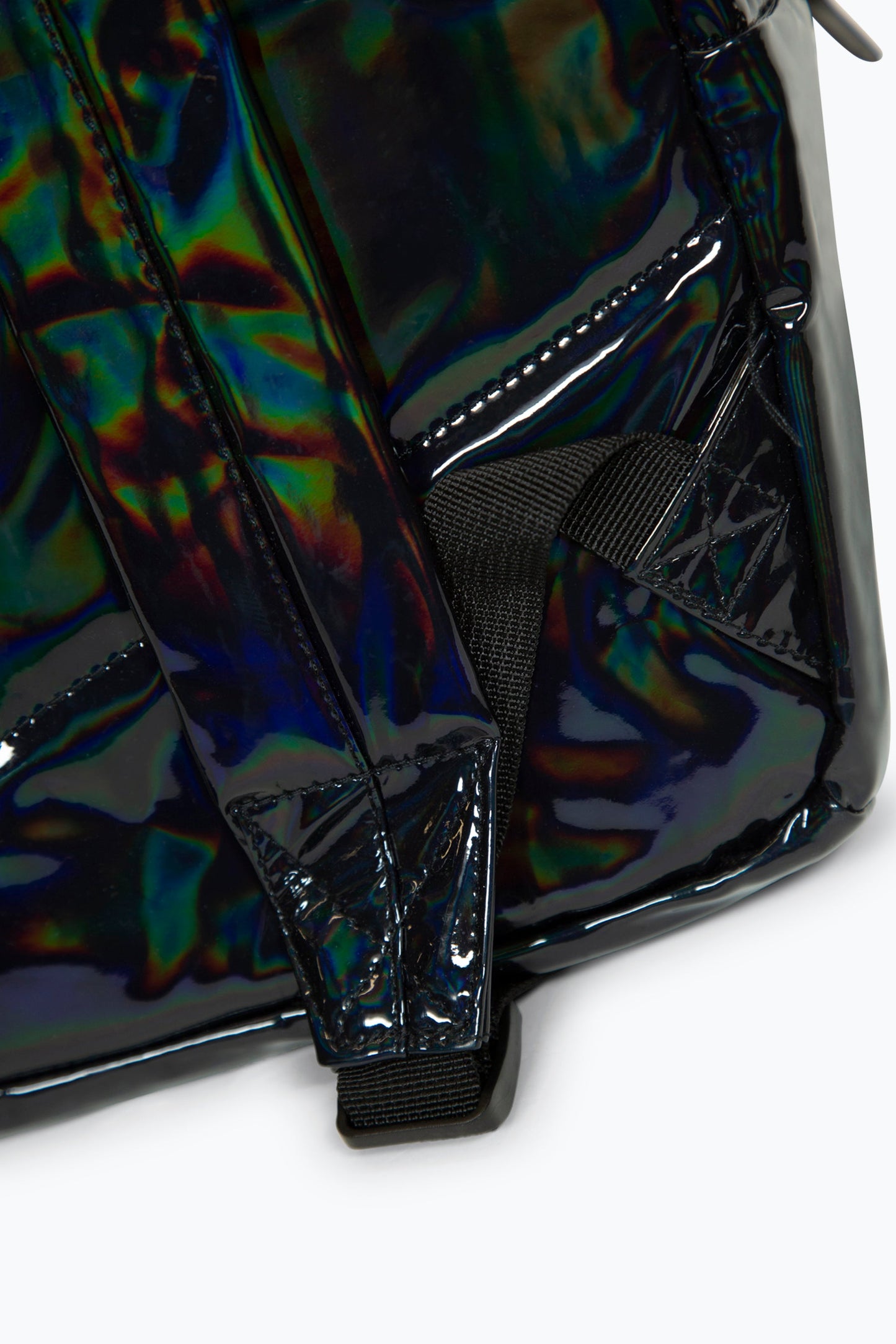 HYPE UNISEX BLACK HOLO BADGE BACKPACK