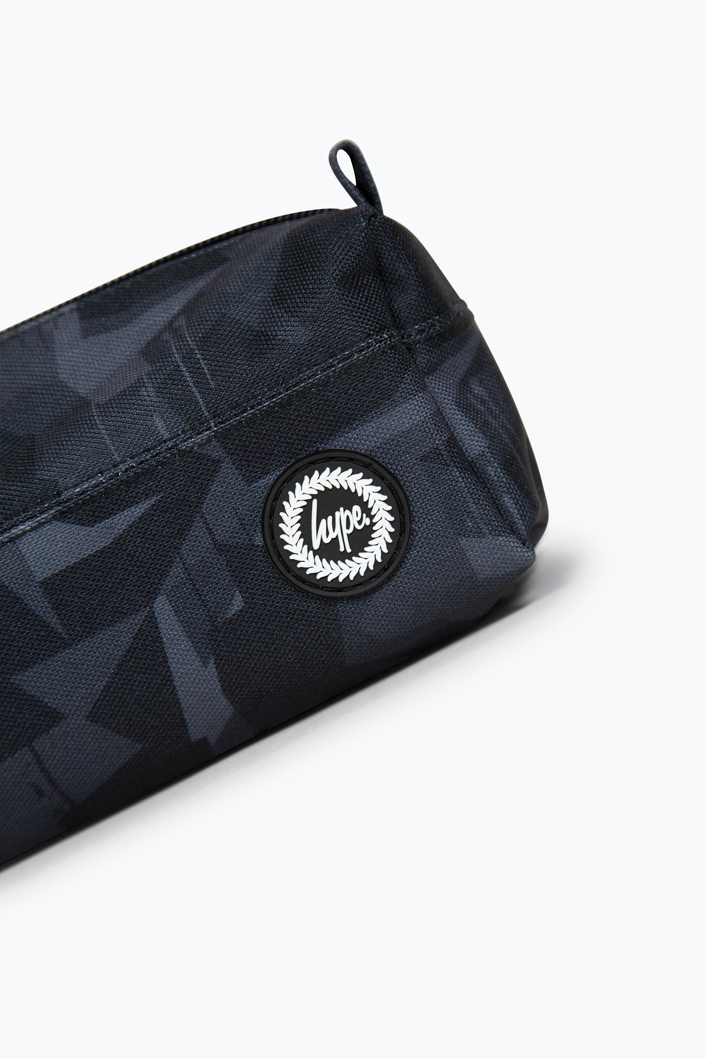 HYPE BLACK GEO CAMO PENCIL CASE