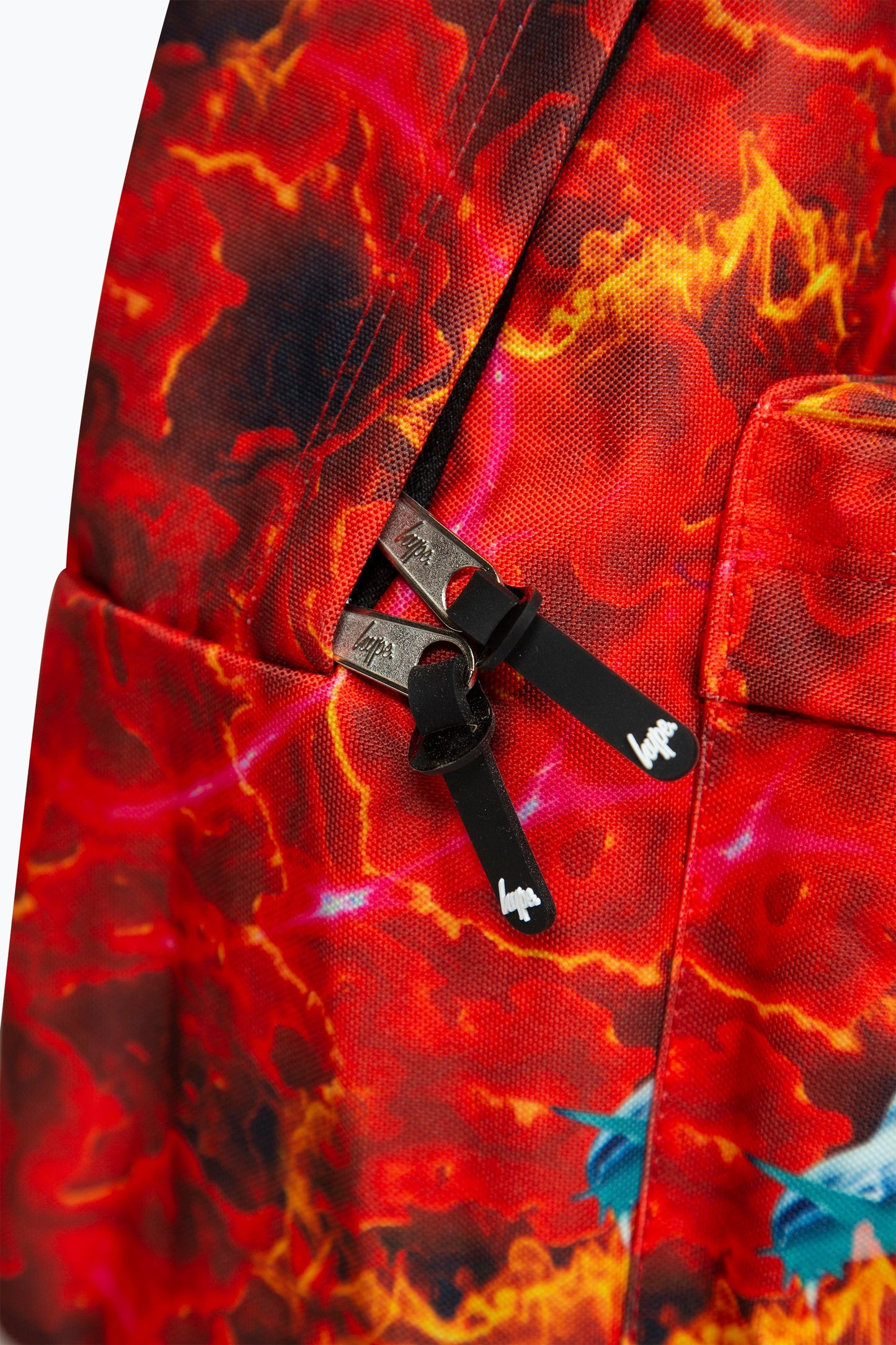 HYPE RED LAVA SHARKS BADGE BACKPACK