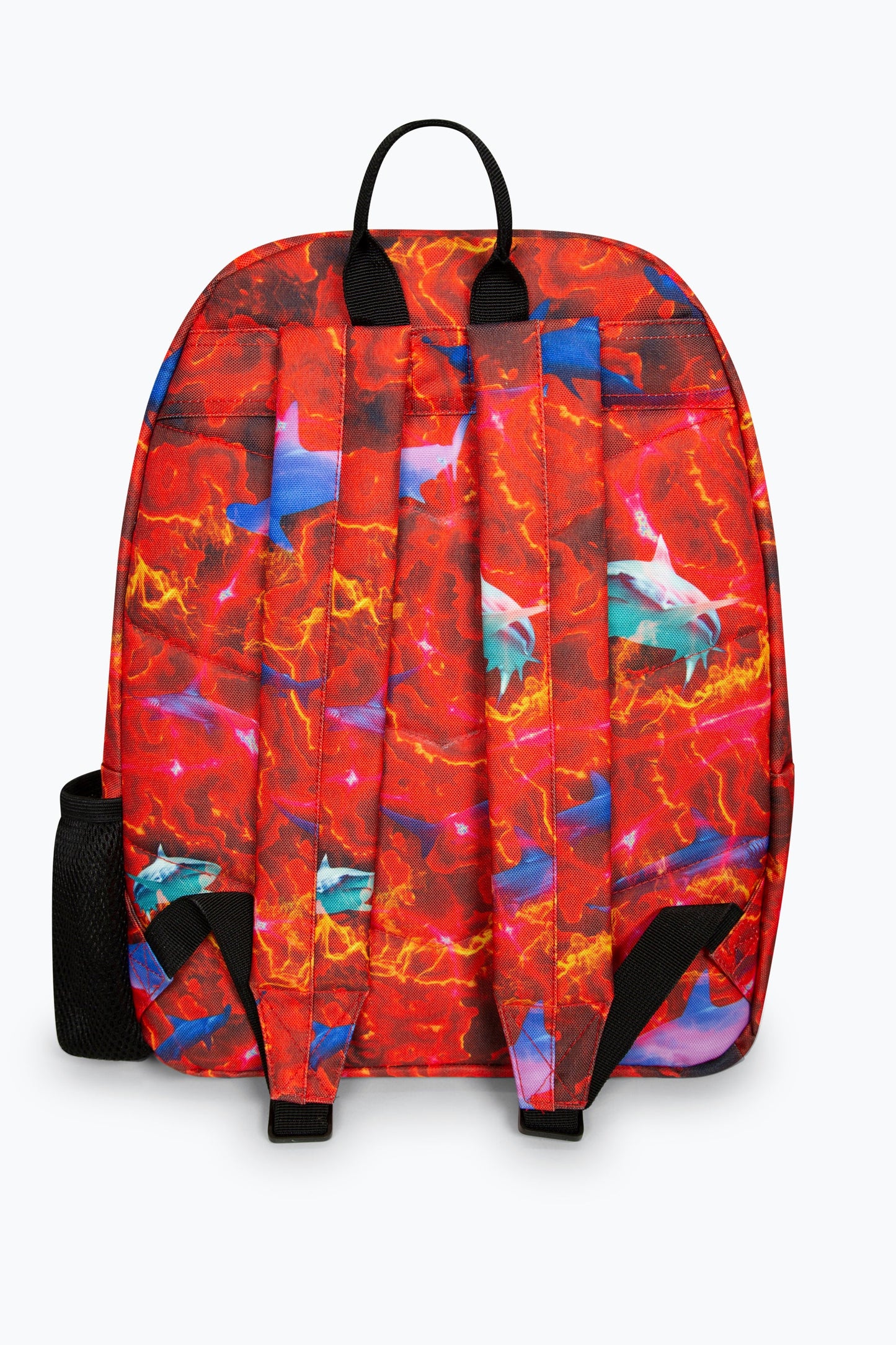 HYPE RED LAVA SHARKS BADGE BACKPACK