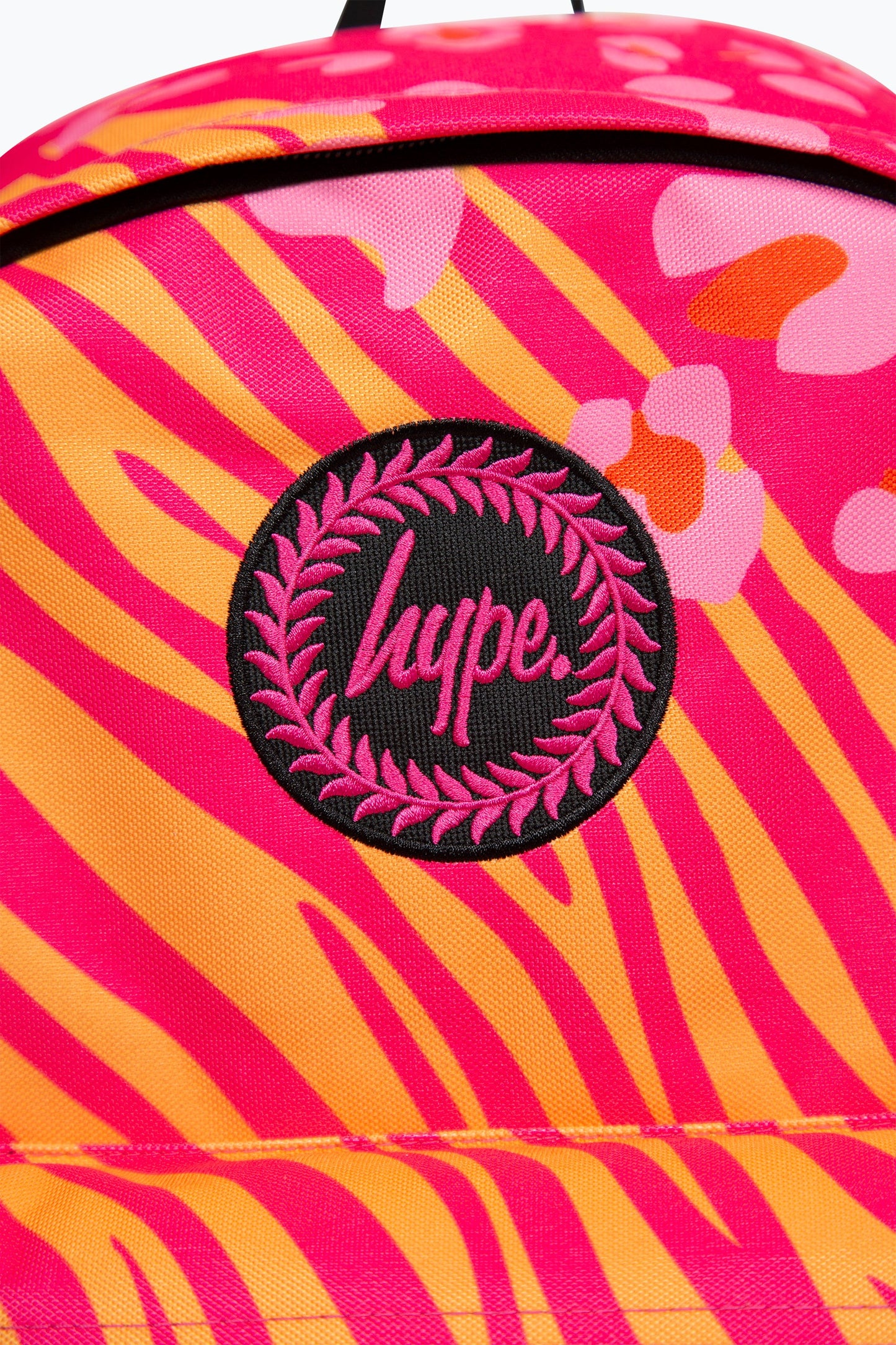 HYPE PINK ANIMAL PRINTS BADGE BACKPACK