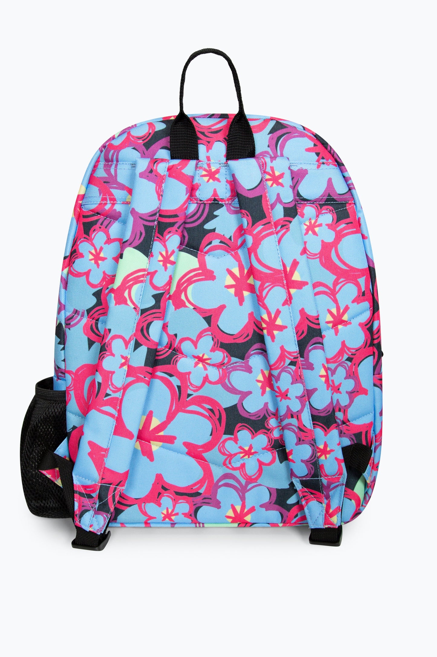 HYPE BLUE FLOWERS BADGE BACKPACK