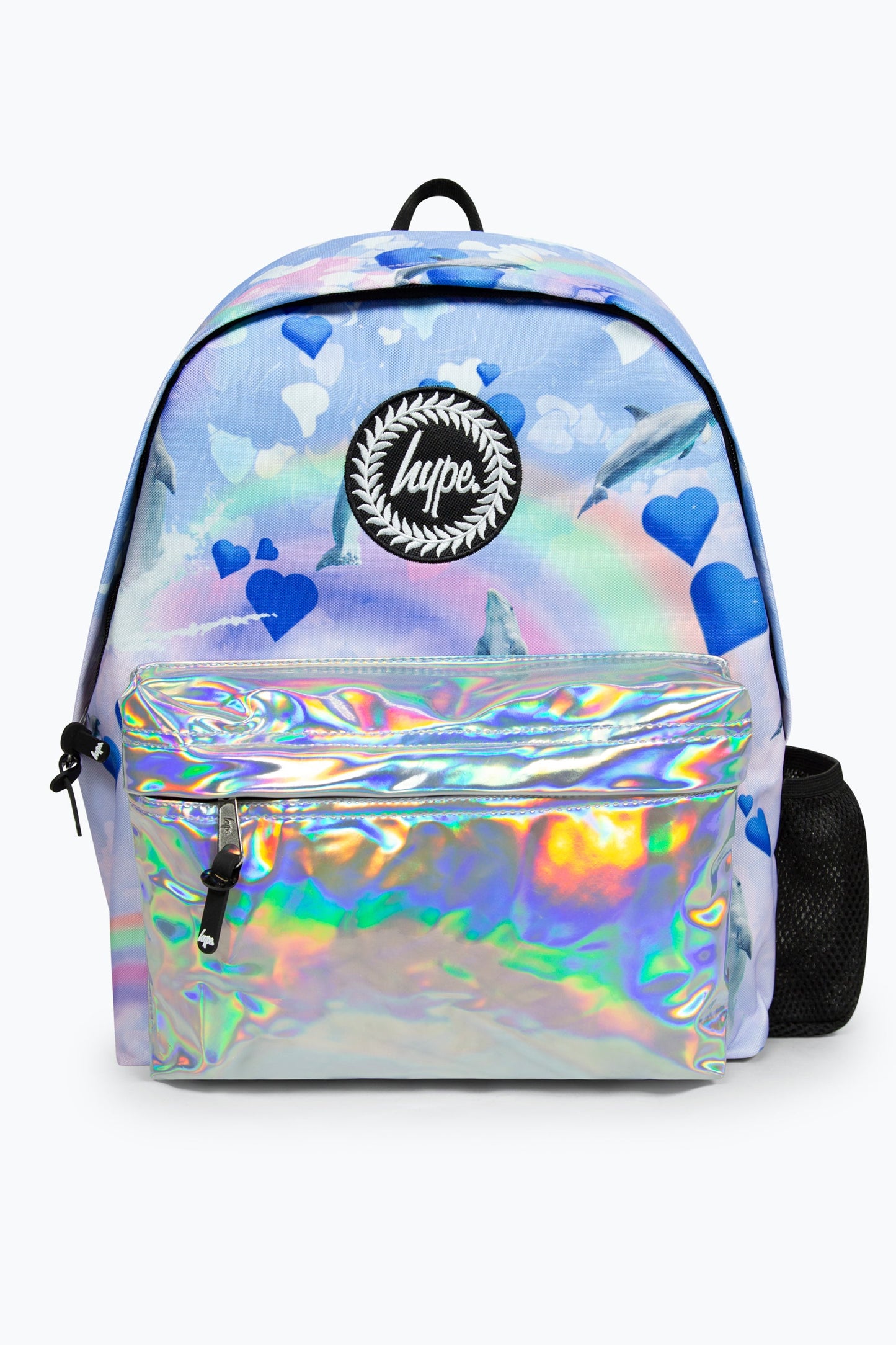 HYPE RAINBOW DOLPHINS BADGE BACKPACK