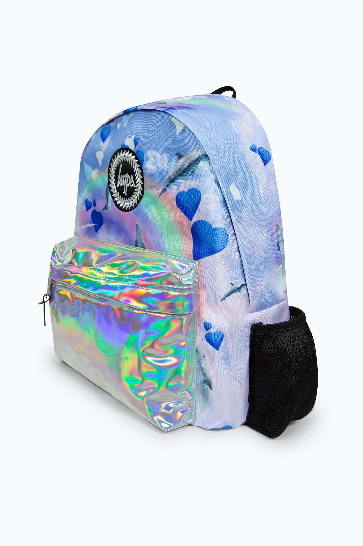 HYPE RAINBOW DOLPHINS BADGE BACKPACK