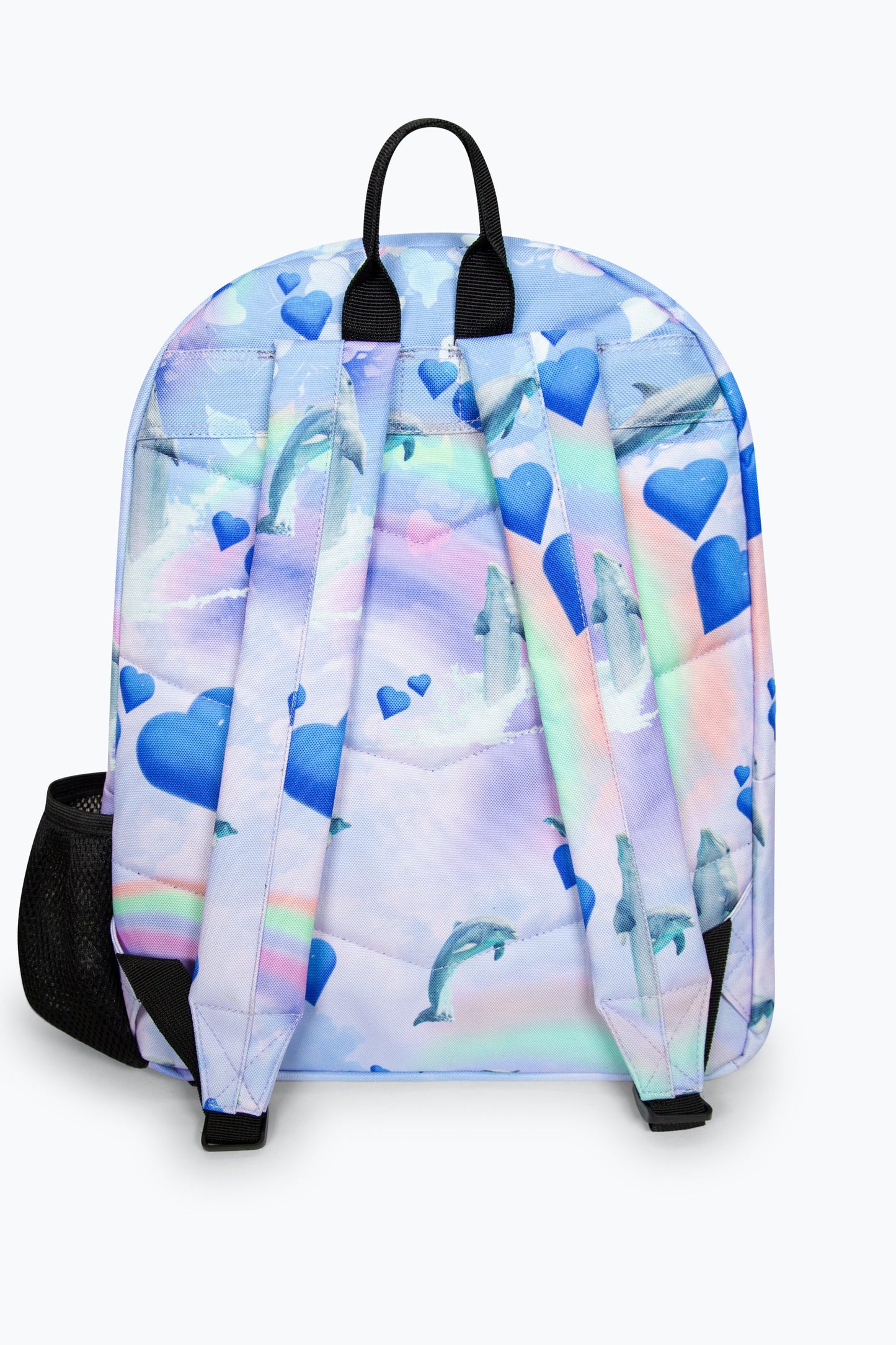 HYPE RAINBOW DOLPHINS BADGE BACKPACK