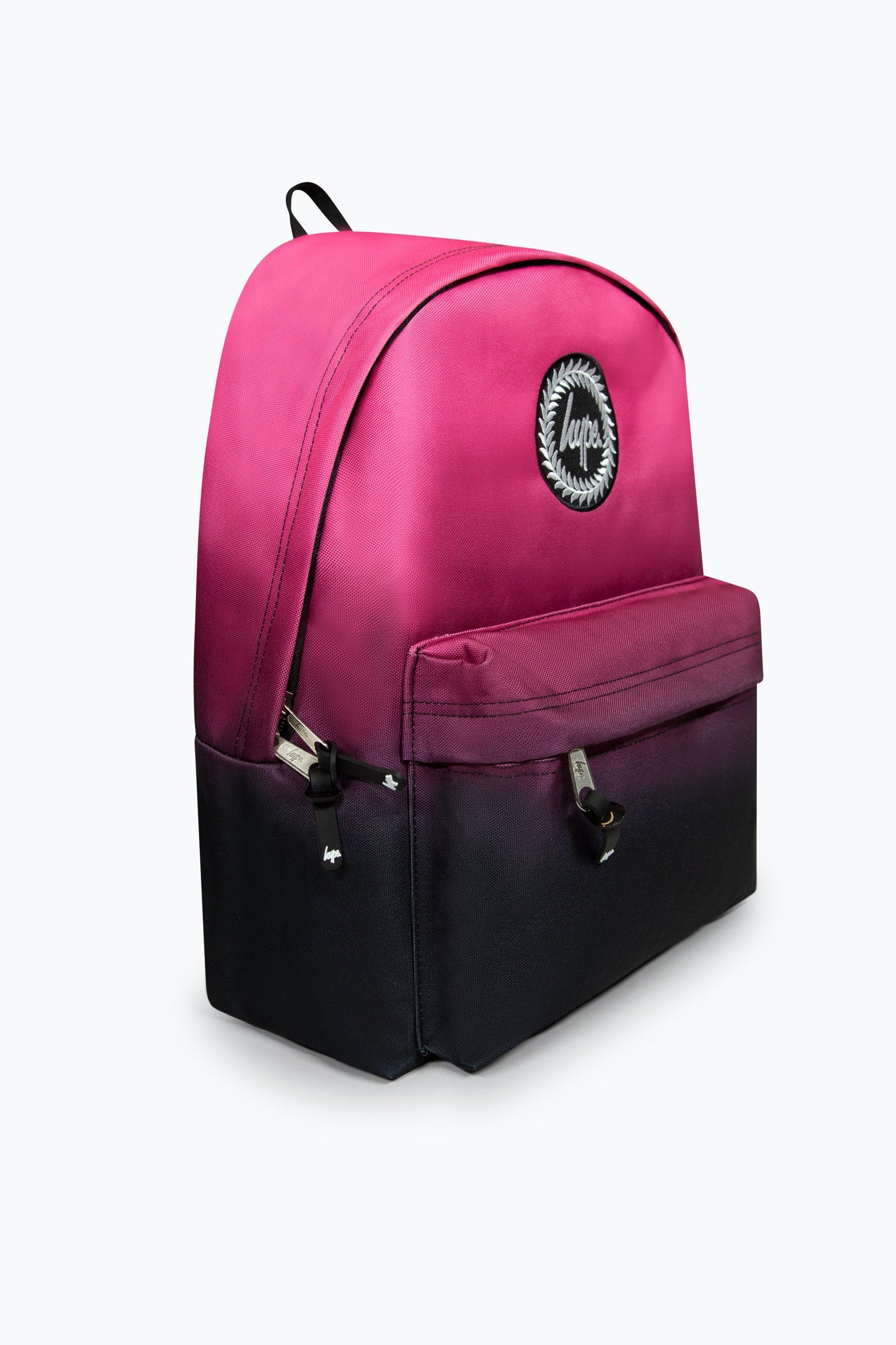 HYPE BLACK/PINK FADE BADGE BACKPACK