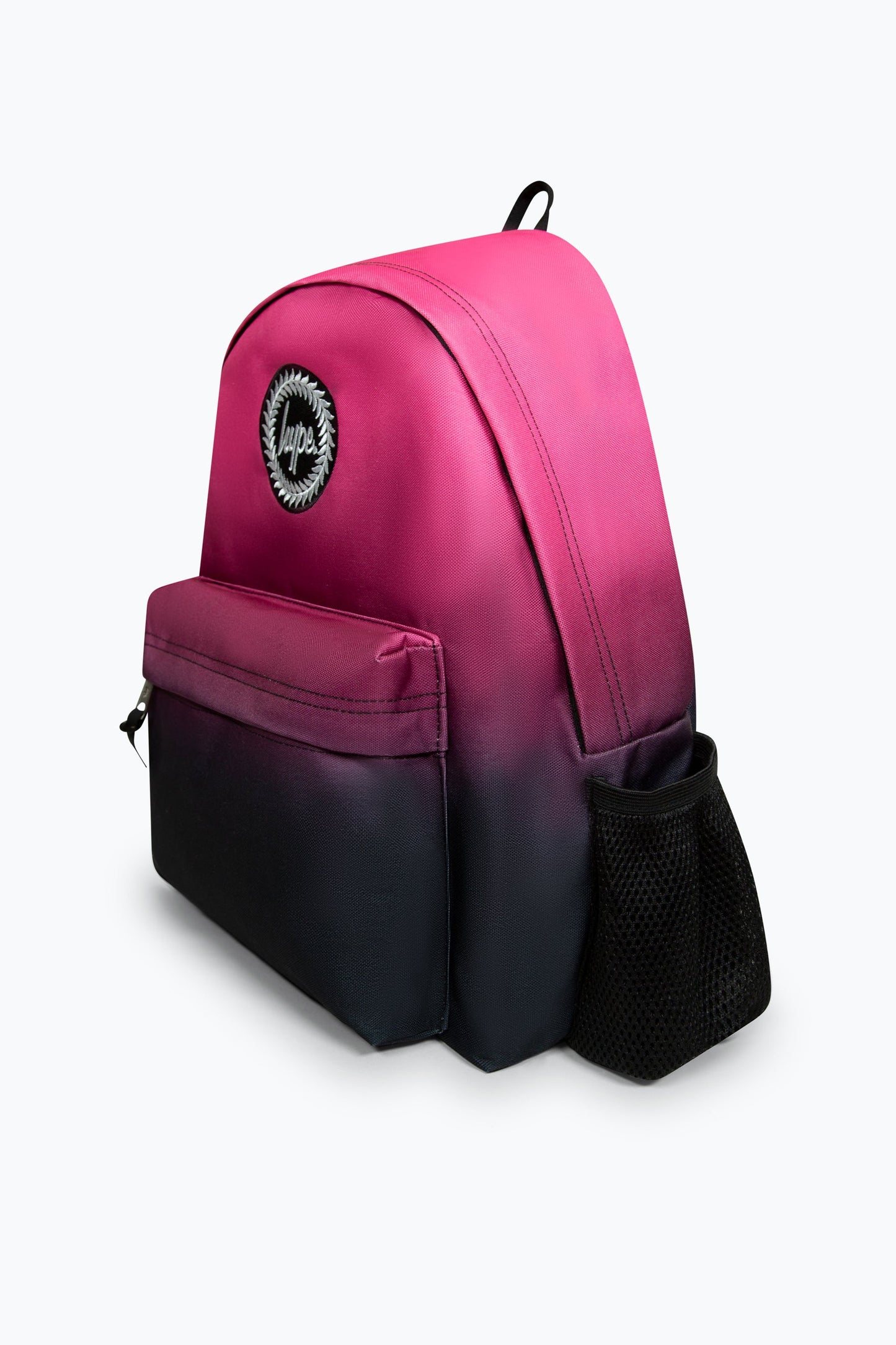 HYPE BLACK/PINK FADE BADGE BACKPACK