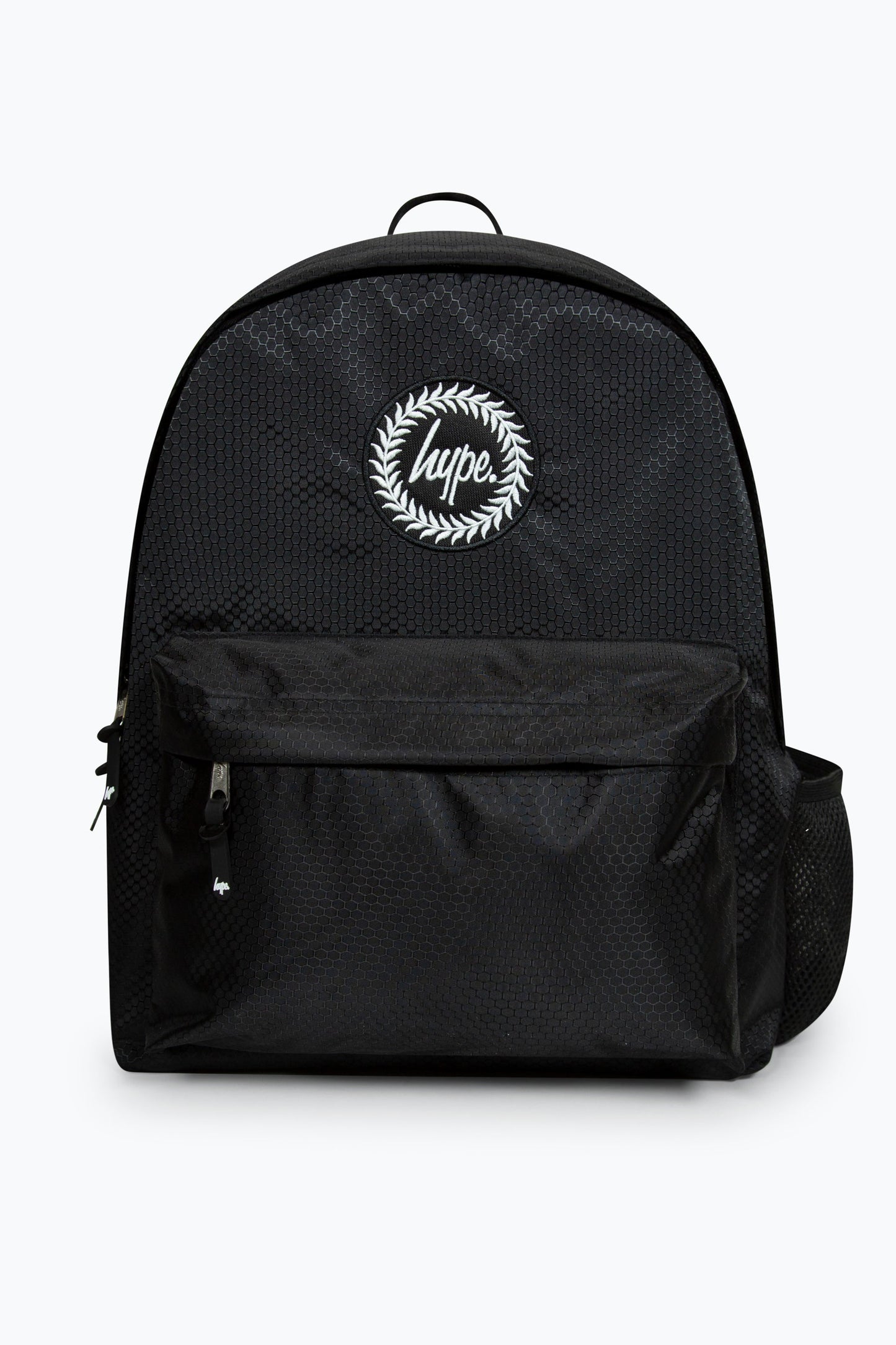 HYPE BLACK HEXAGON BADGE BACKPACK