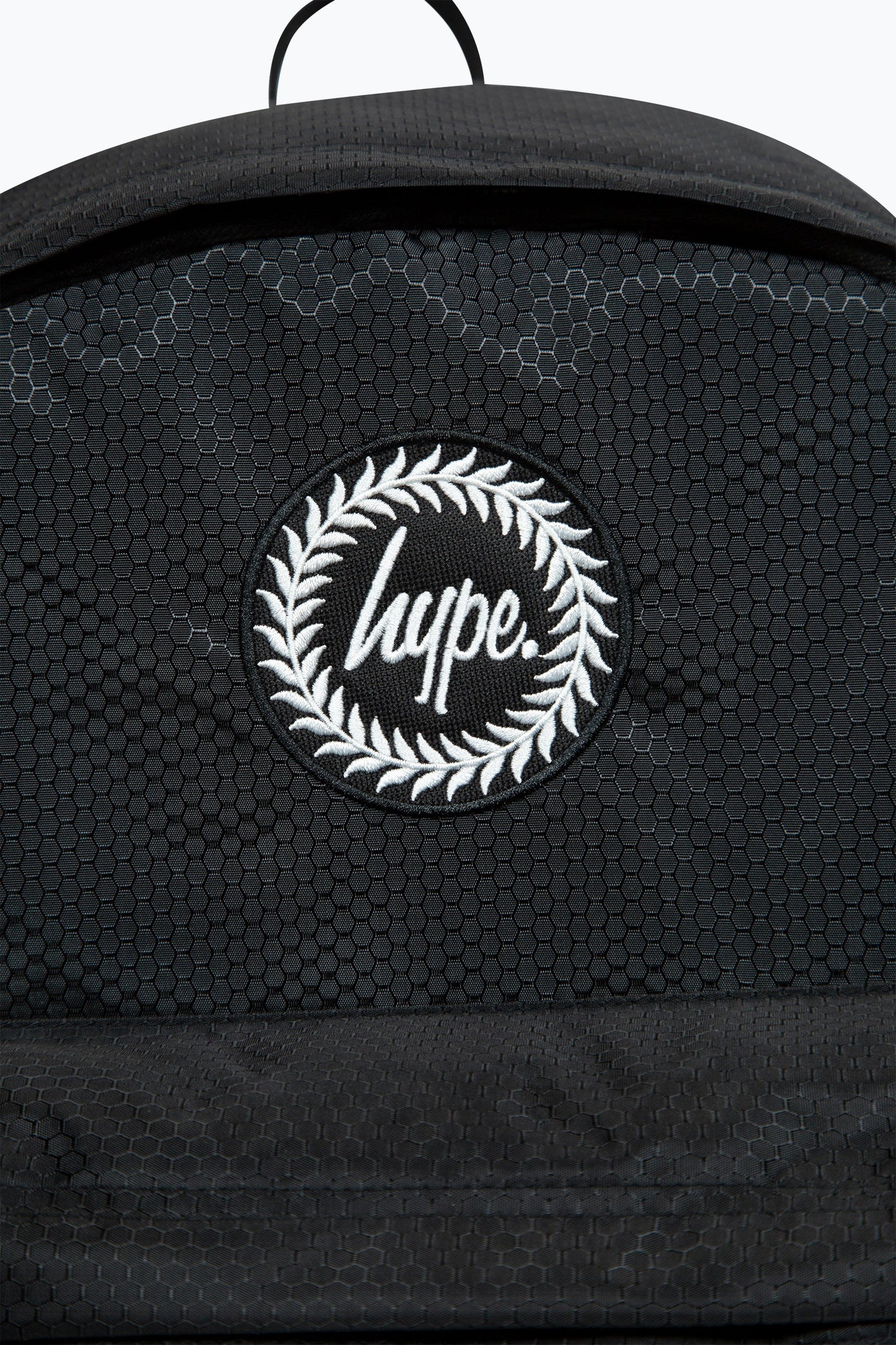 HYPE BLACK HEXAGON BADGE BACKPACK