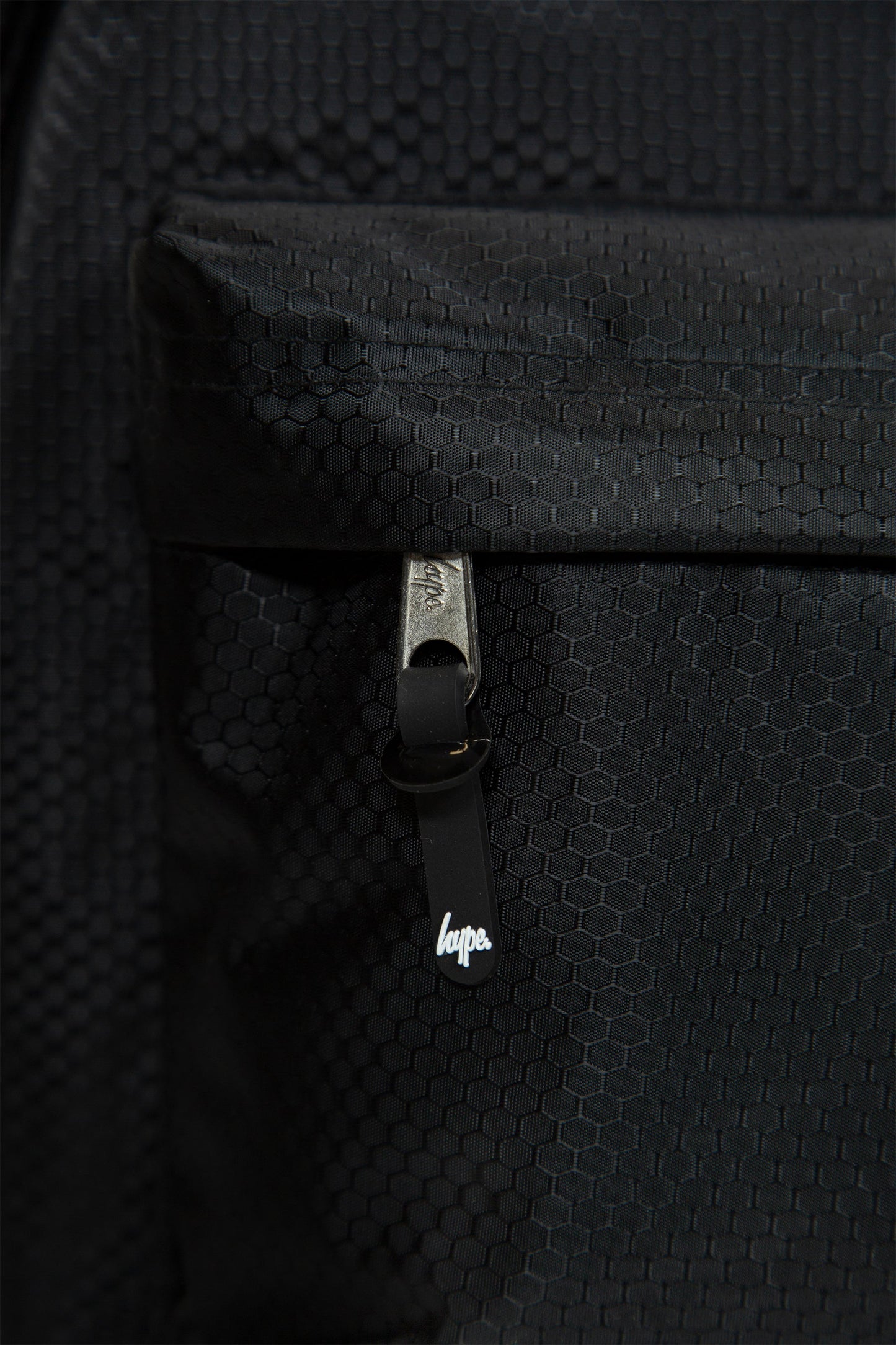 HYPE BLACK HEXAGON BADGE BACKPACK