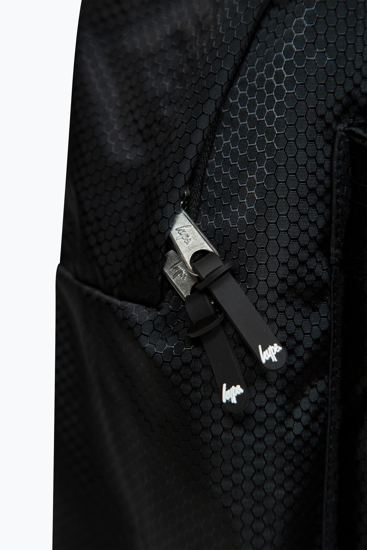 HYPE BLACK HEXAGON BADGE BACKPACK