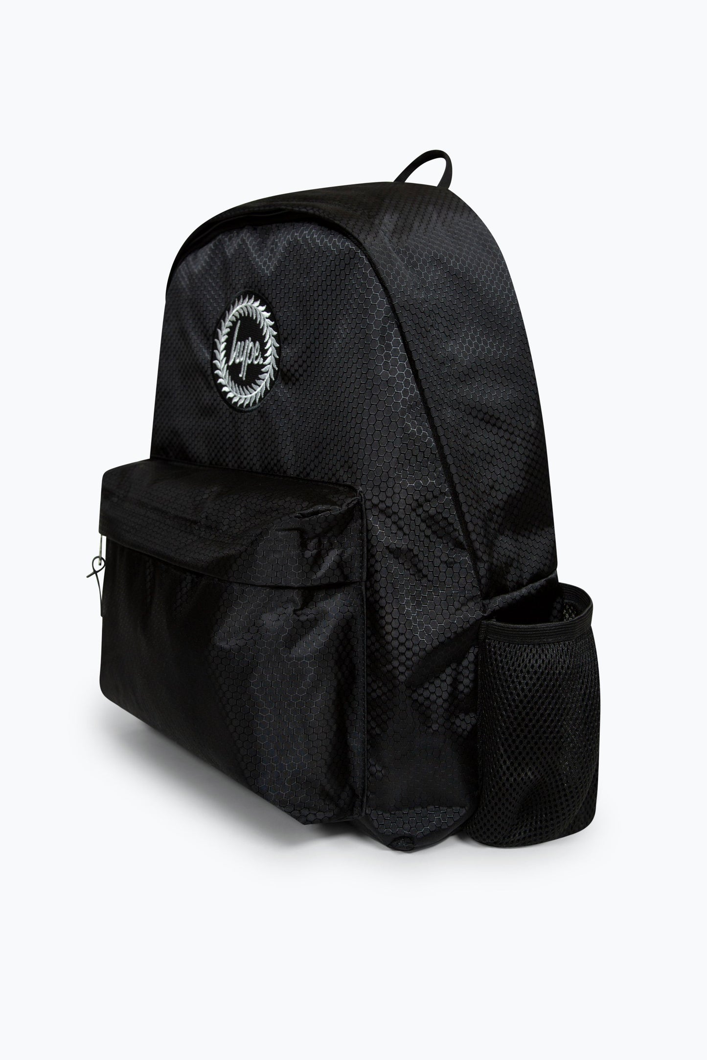 HYPE BLACK HEXAGON BADGE BACKPACK