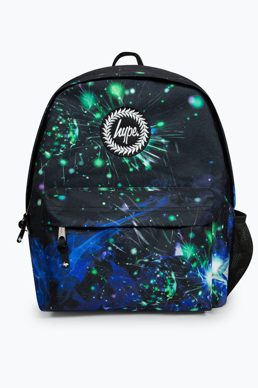 HYPE BLACK COSMOS BADGE BACKPACK