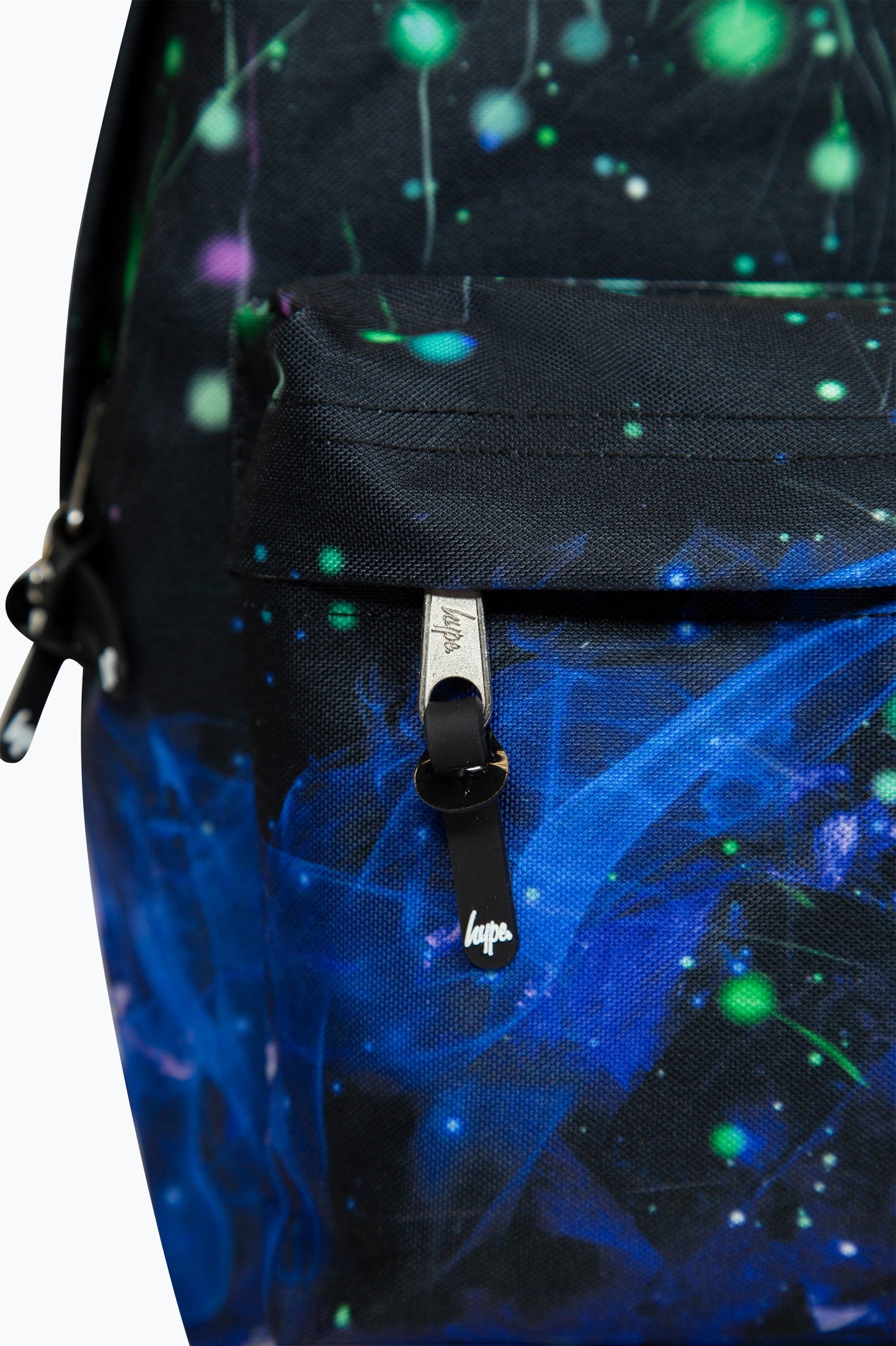 HYPE BLACK COSMOS BADGE BACKPACK