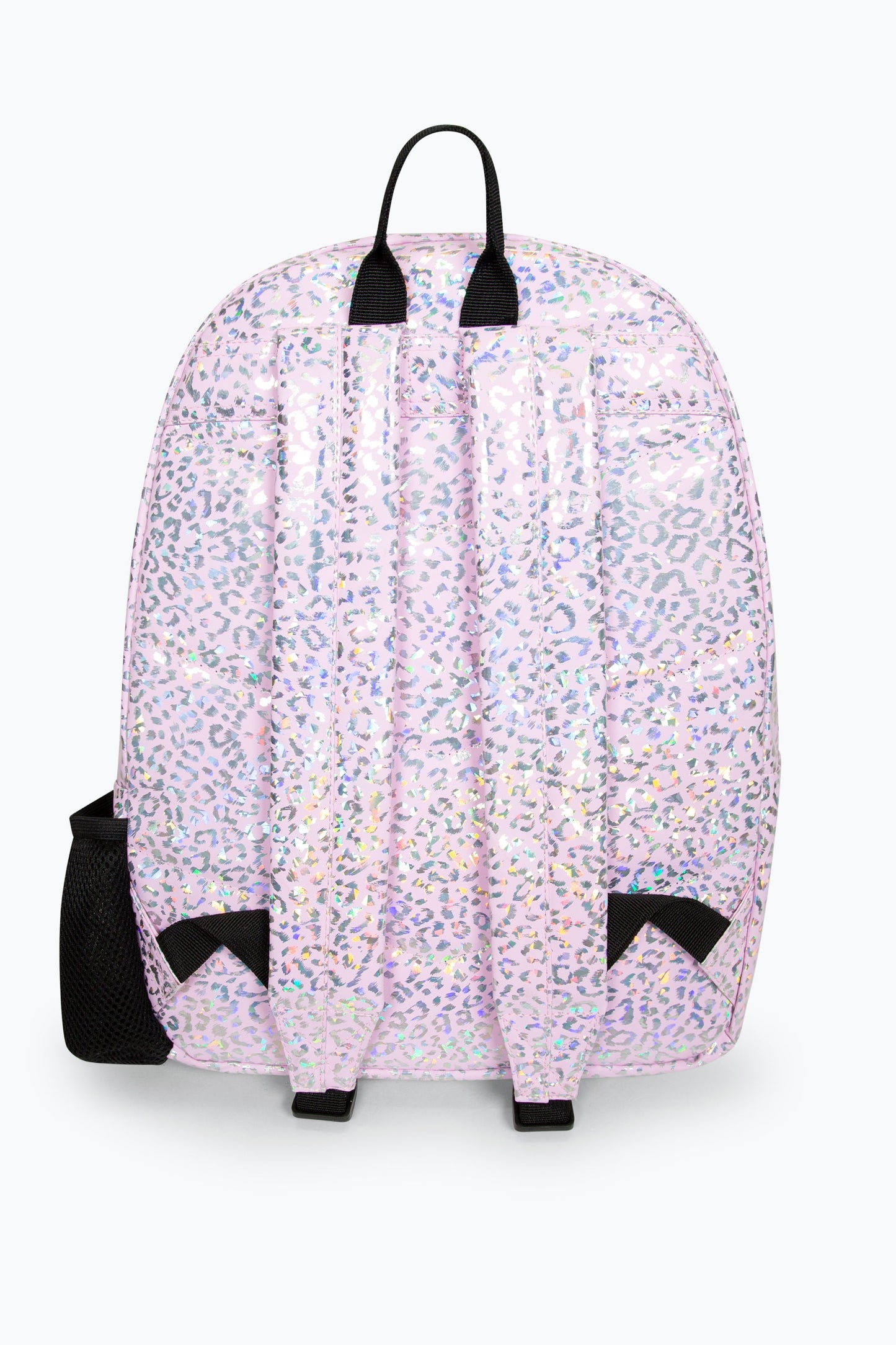 HYPE PINK ANIMAL PRINT BADGE BACKPACK