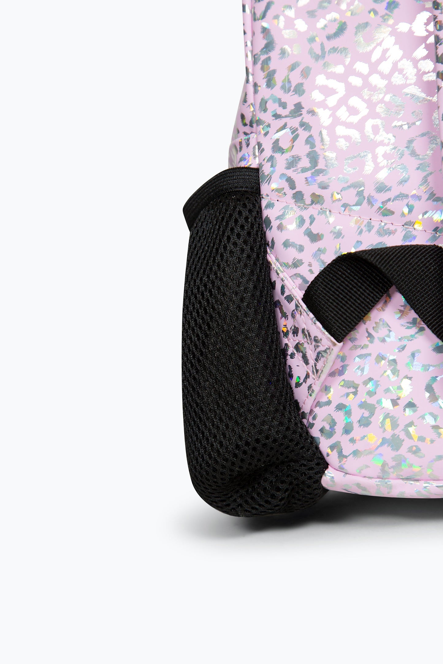 HYPE PINK ANIMAL PRINT BADGE BACKPACK