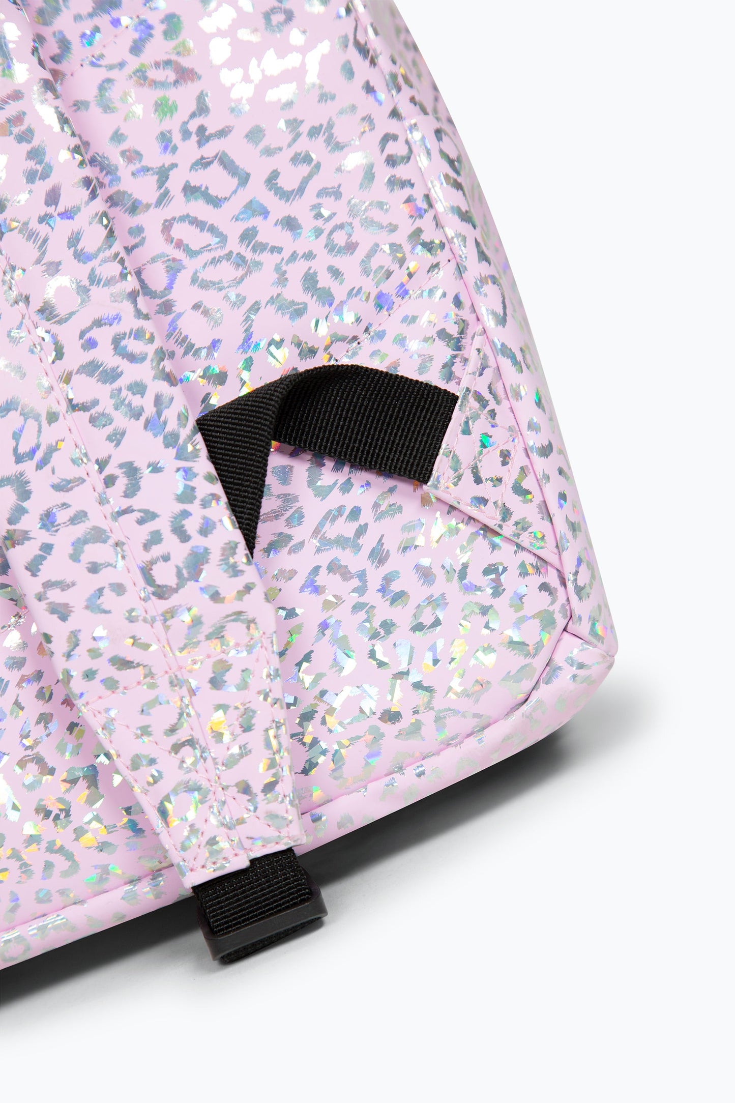 HYPE PINK ANIMAL PRINT BADGE BACKPACK