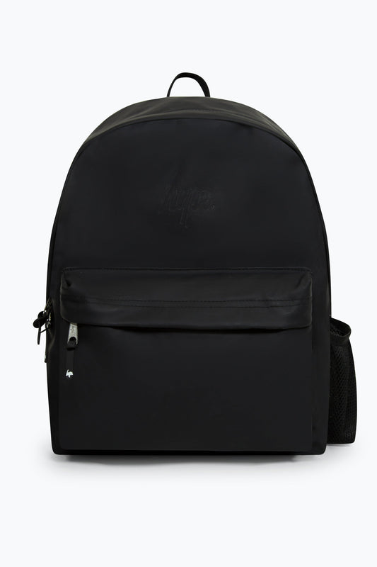 HYPE UNISEX BLACK RUBBER DEBOSSED ICONIC BACKPACK