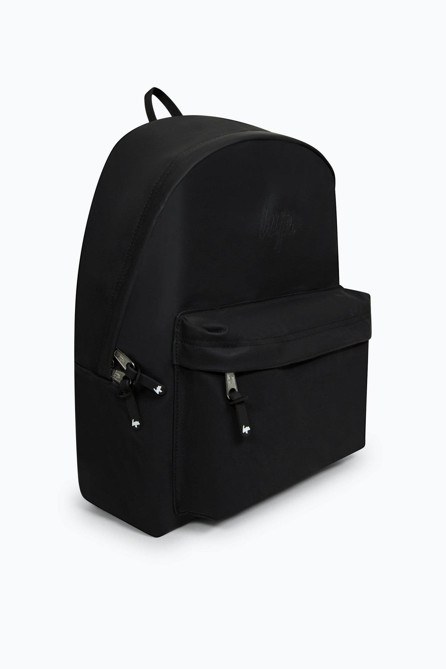 HYPE UNISEX BLACK RUBBER DEBOSSED ICONIC BACKPACK