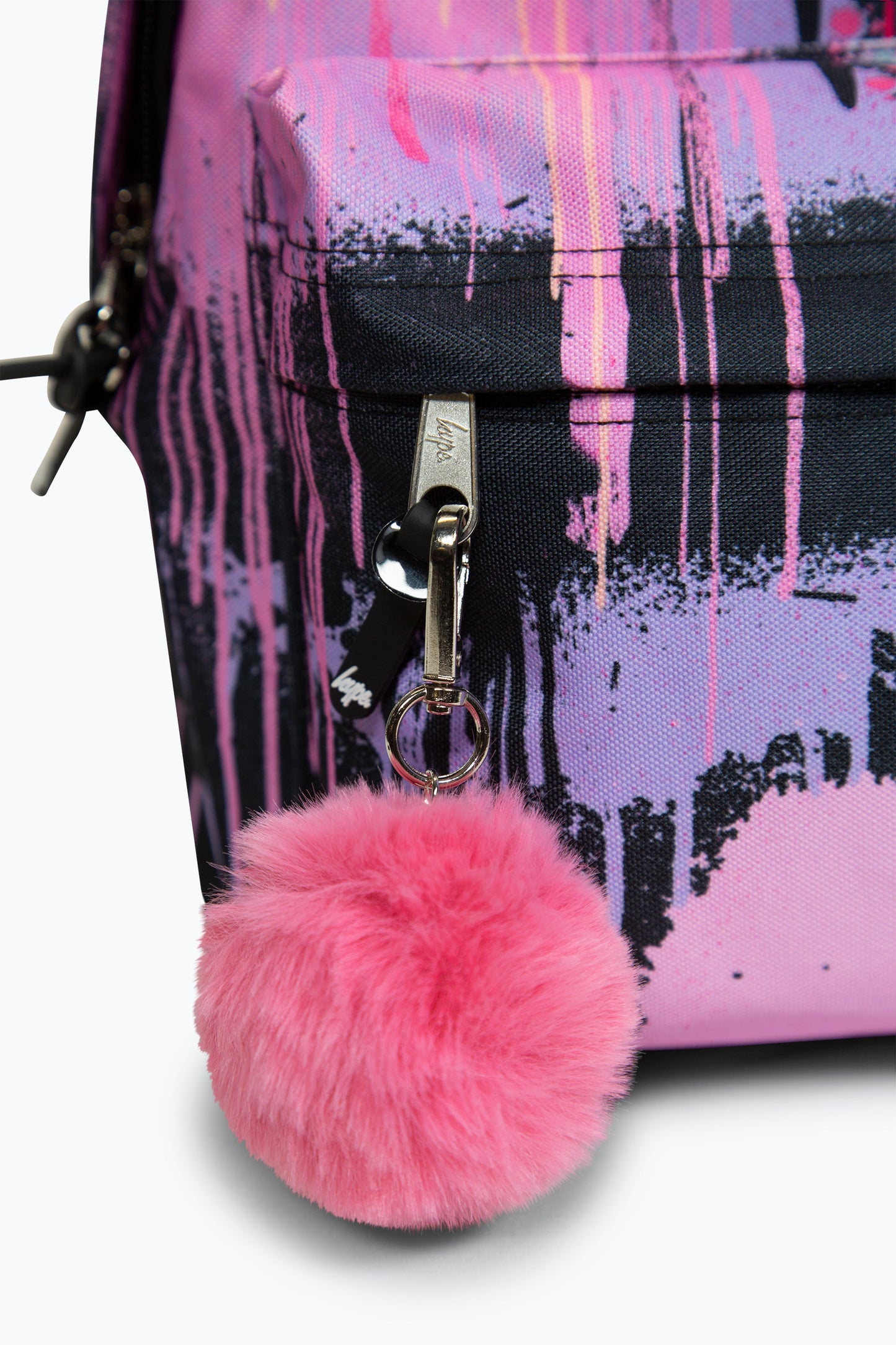 HYPE PINK SPRAY PAINT BADGE BACKPACK