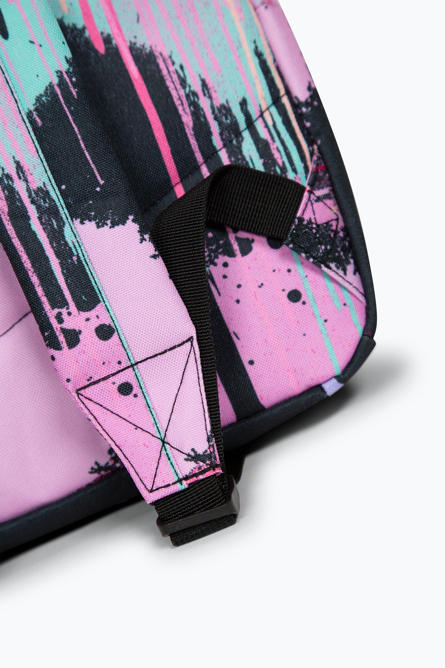 HYPE PINK SPRAY PAINT BADGE BACKPACK