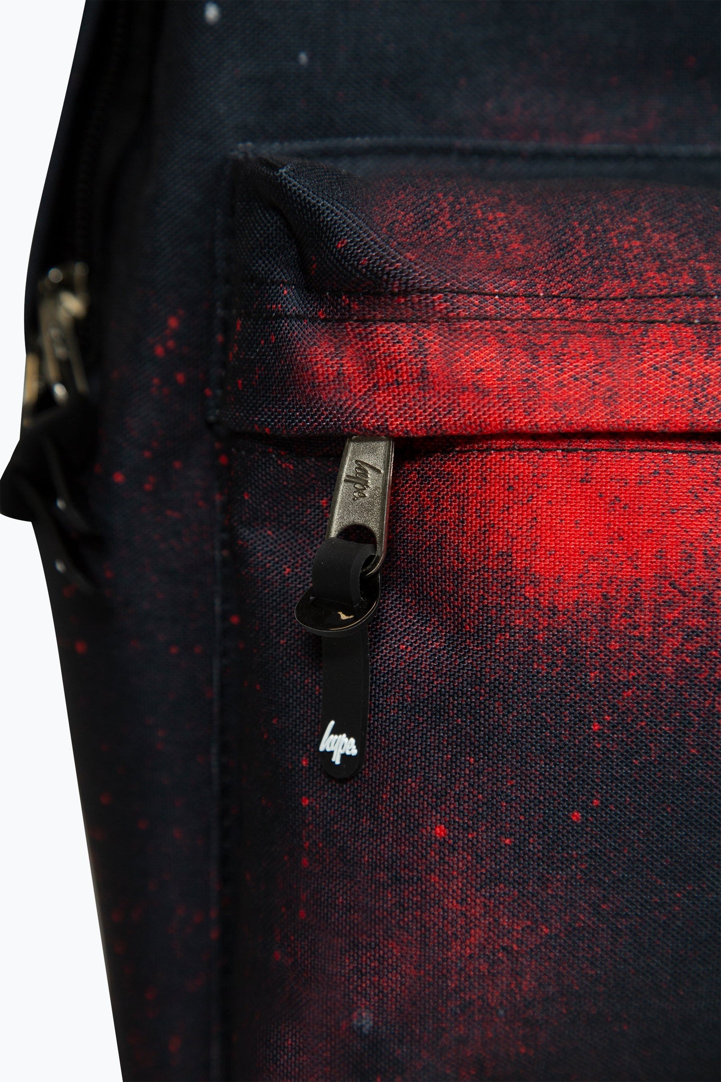 HYPE RED/WHITE SPRAY BADGE BACKPACK