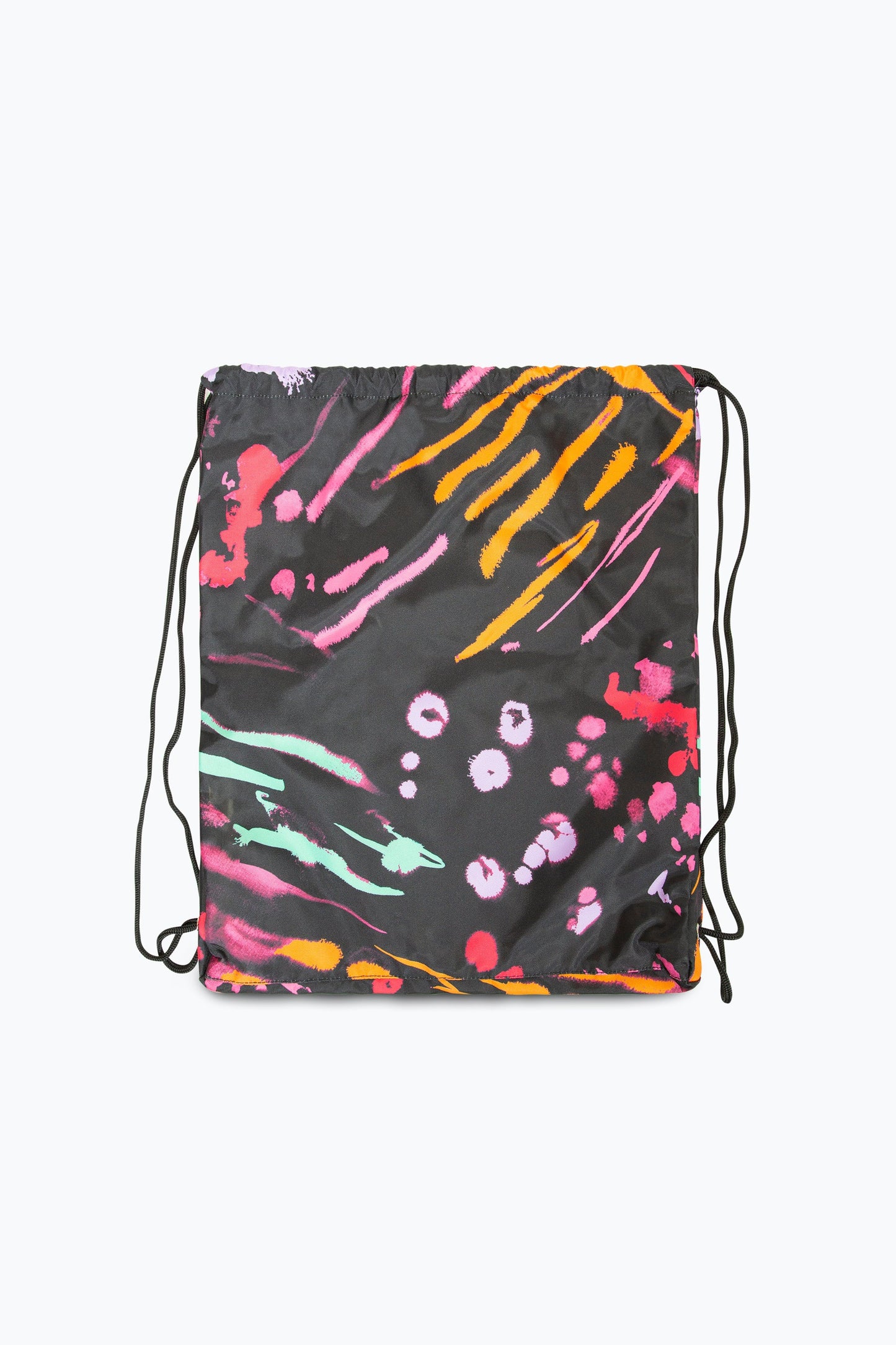 HYPE GIRLS BLACK SCRATCHES DRAWSTRING BAG