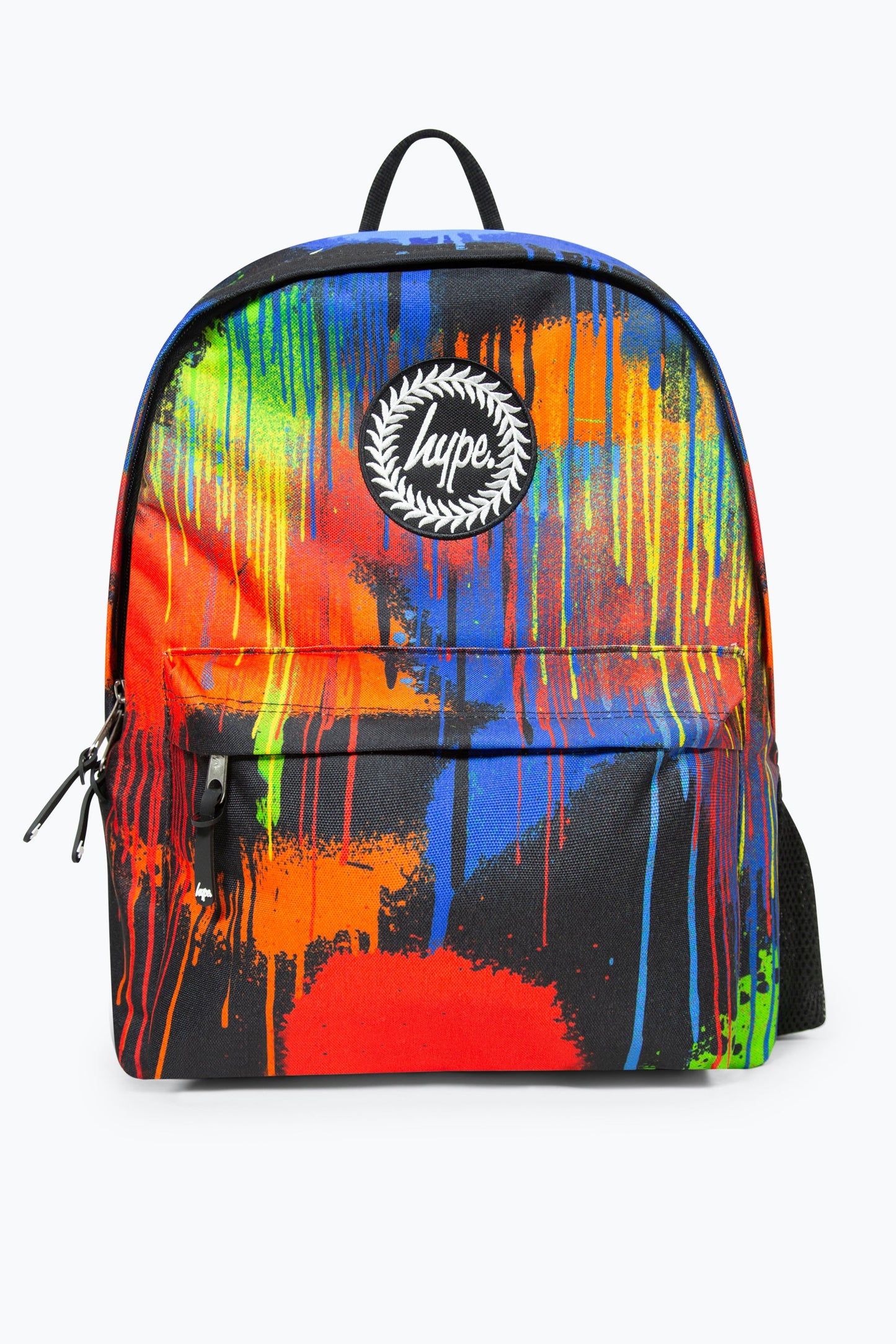 HYPE MULTI SPRAY PAINT BADGE BACKPACK