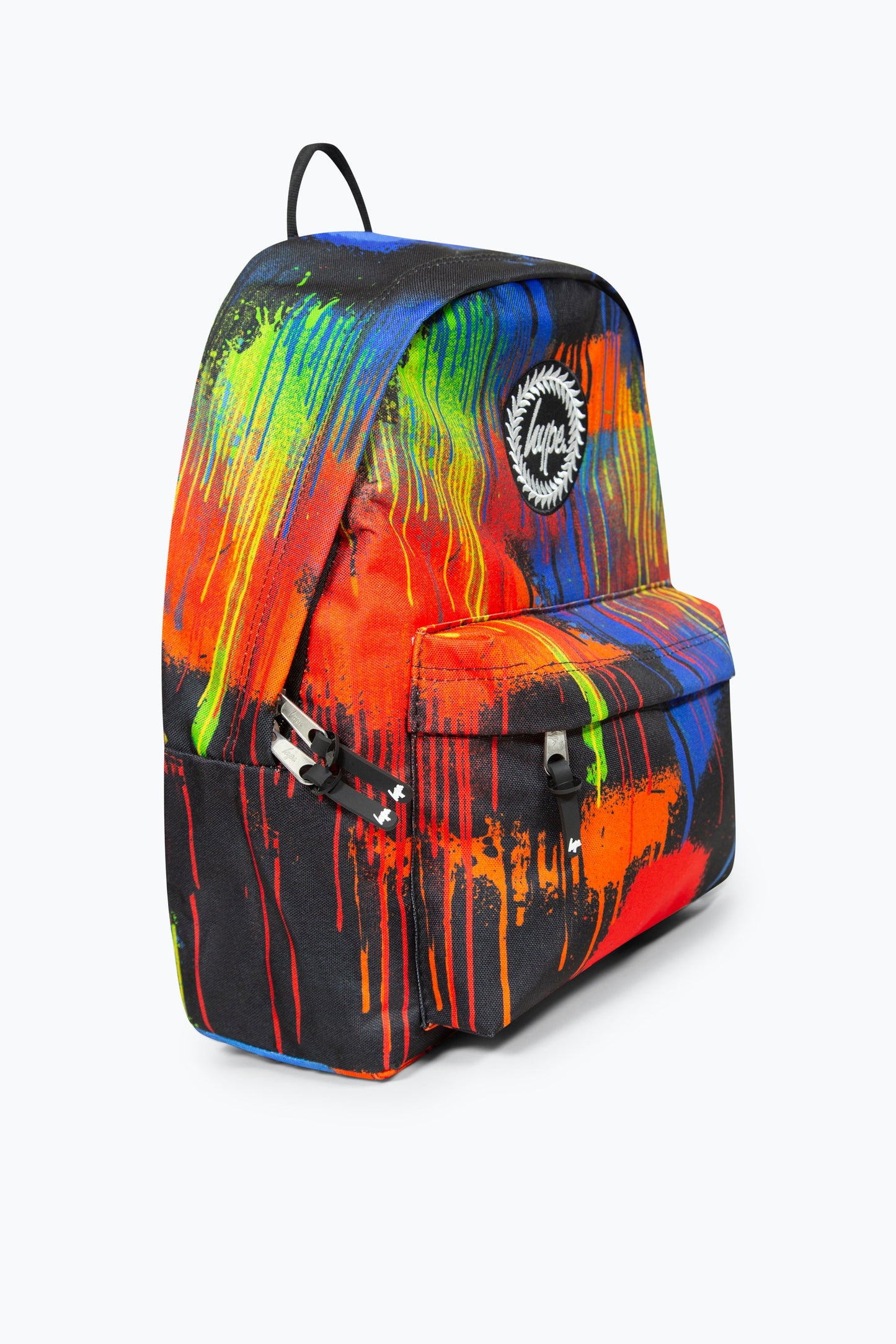 HYPE MULTI SPRAY PAINT BADGE BACKPACK