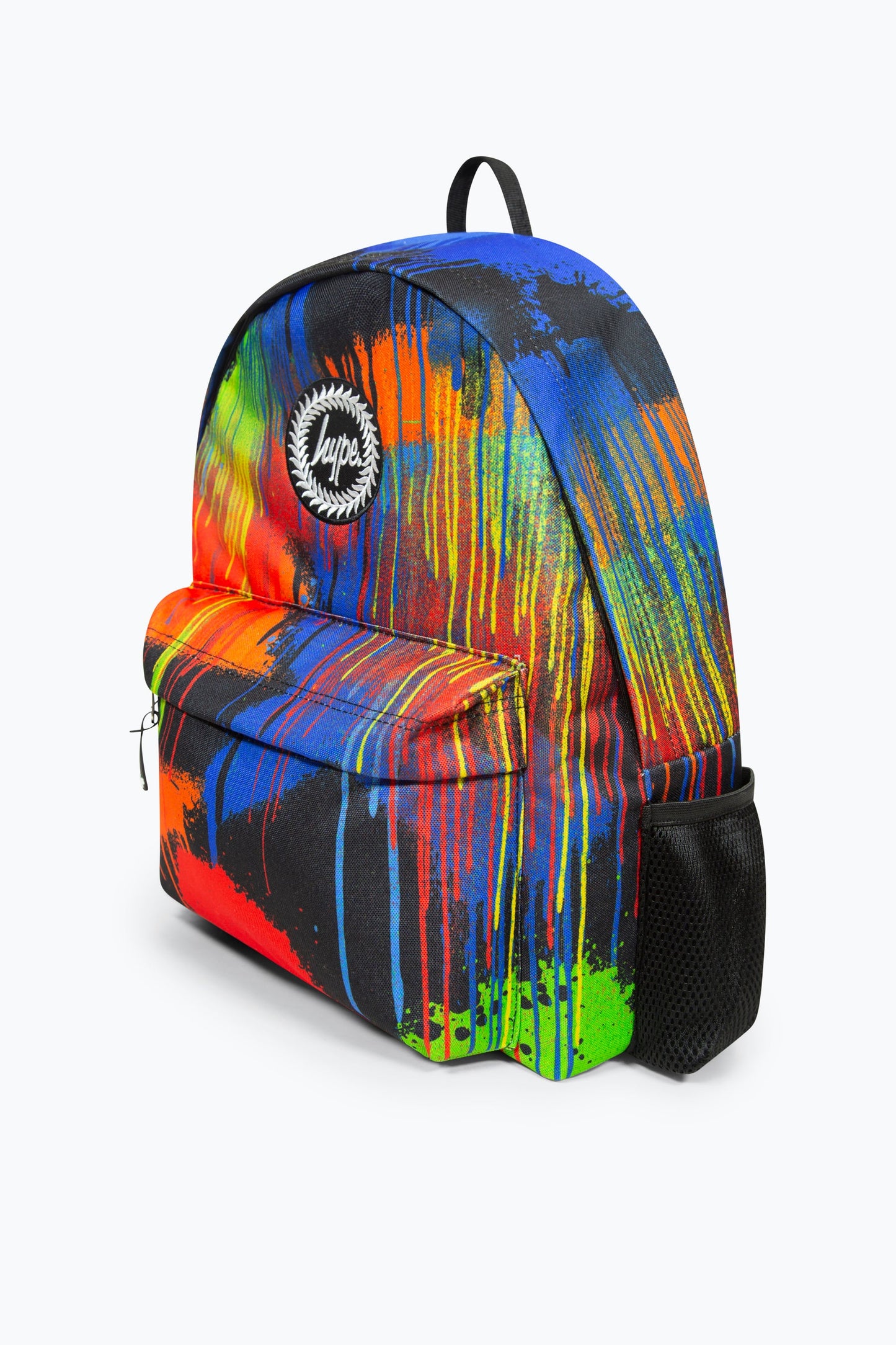 HYPE MULTI SPRAY PAINT BADGE BACKPACK