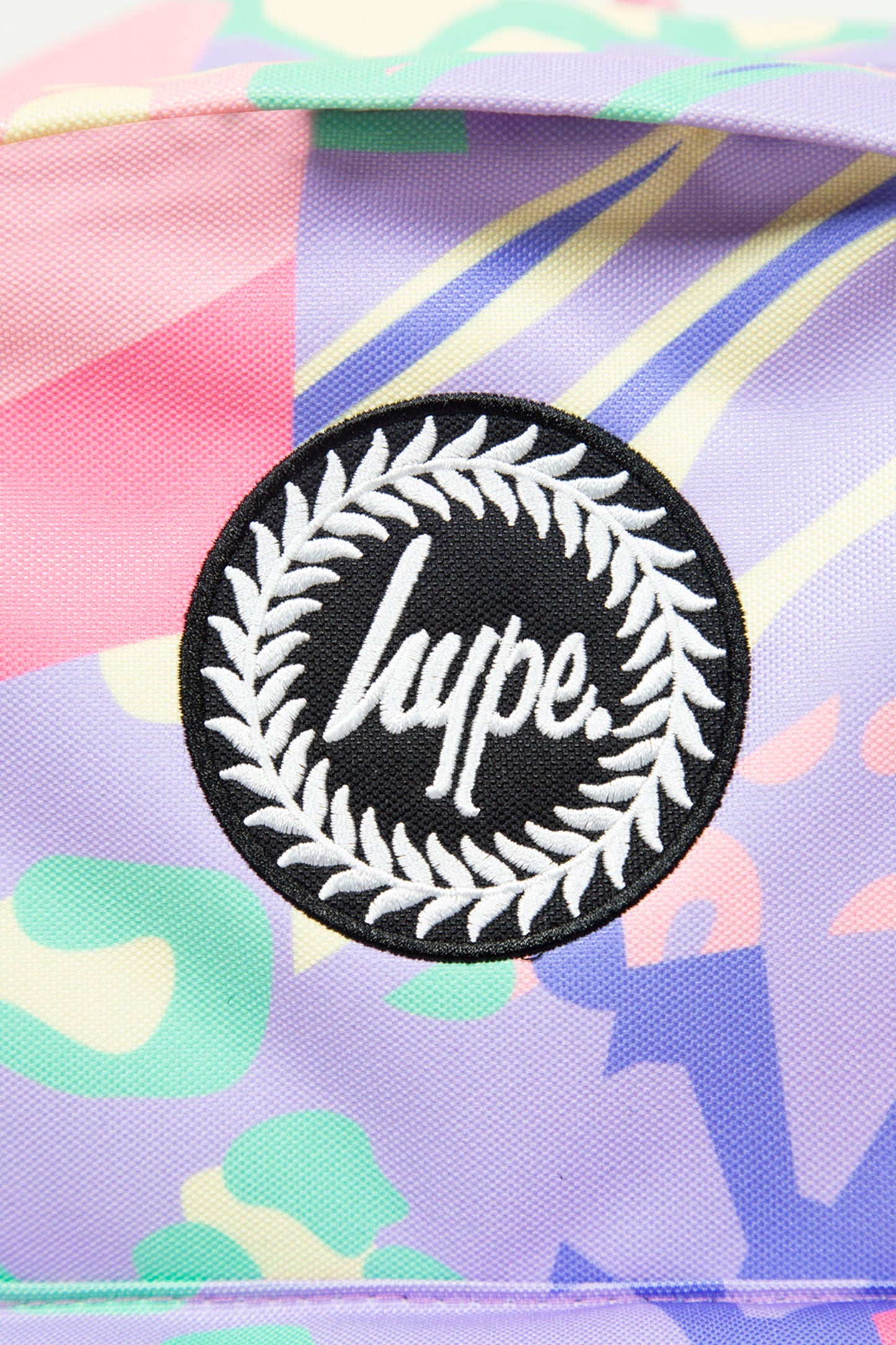 HYPE PASTEL PRINTS BADGE BACKPACK