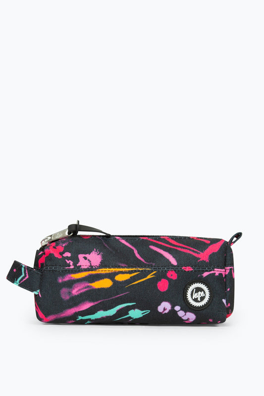 HYPE BLACK SCRATCHES PENCIL CASE