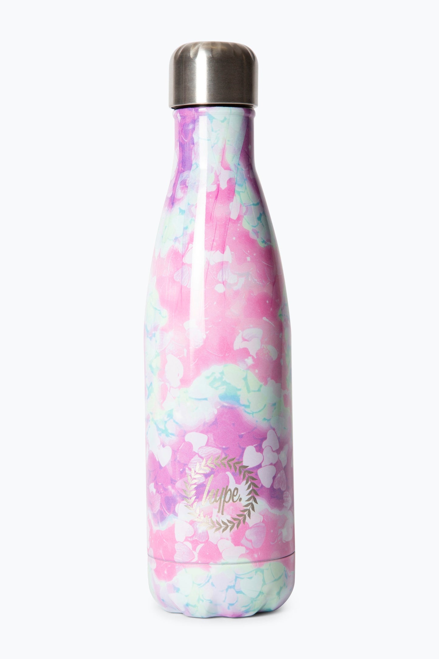 HYPE UNISEX PINK TIE DYE STAR WATER BOTTLE